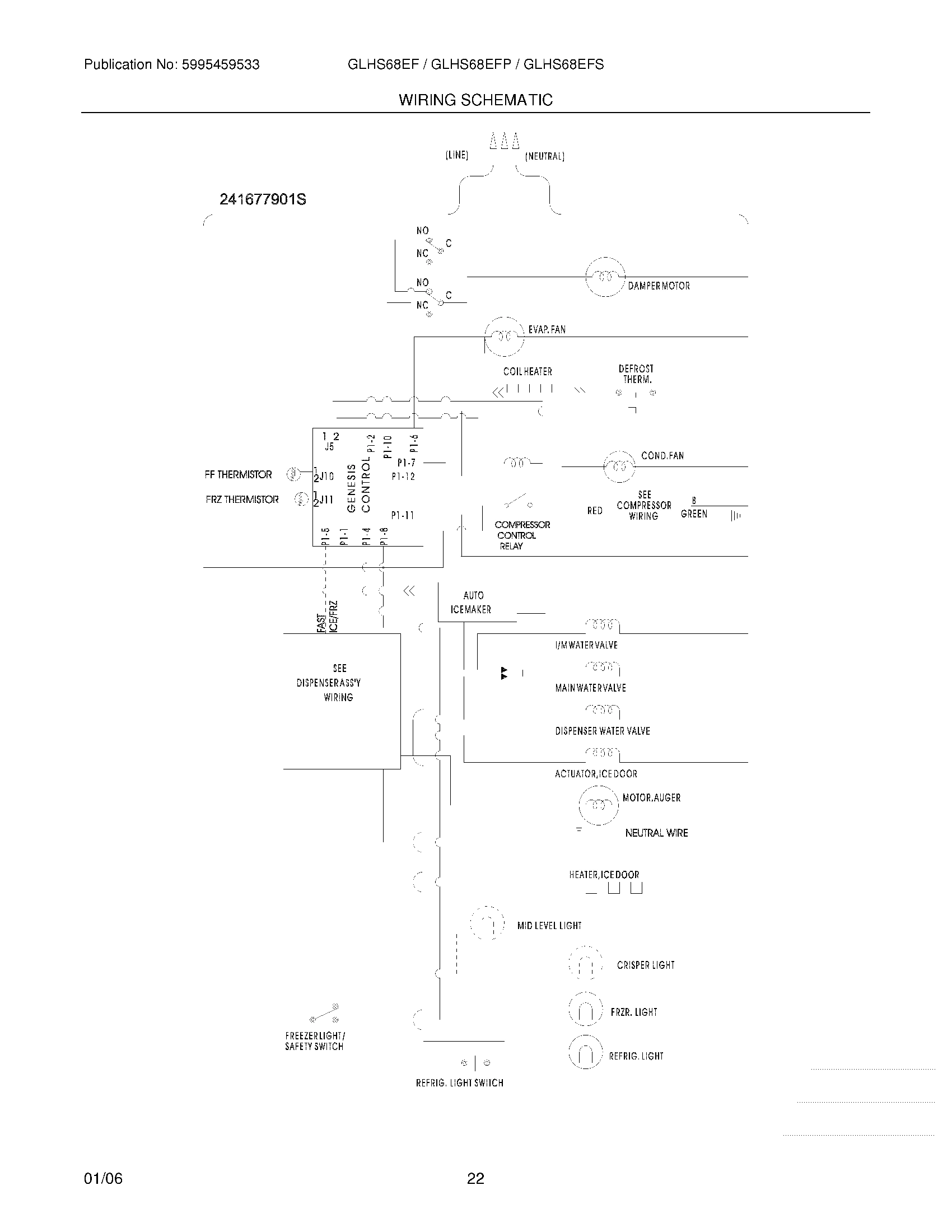 22 - WIRING SCHEMATIC