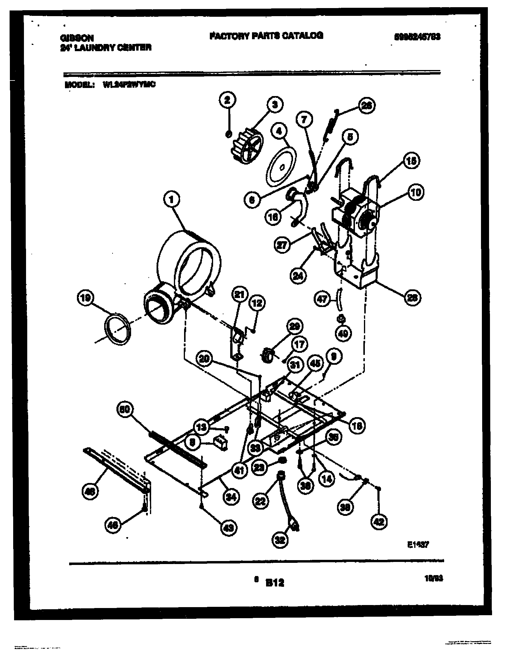04 - BLOWER, IDLER ARM CLUTCH AND MOTOR
