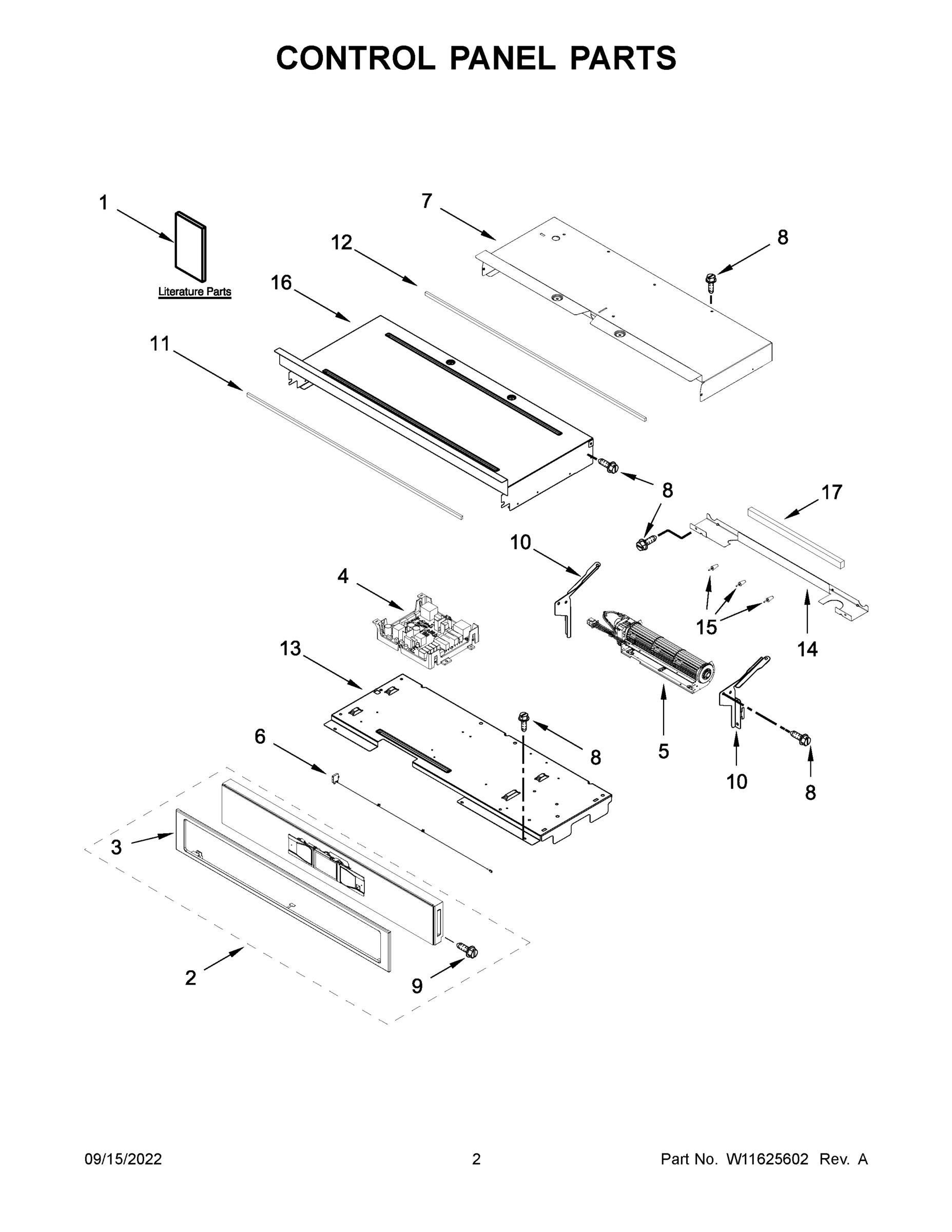 02 - CONTROL PANEL PARTS