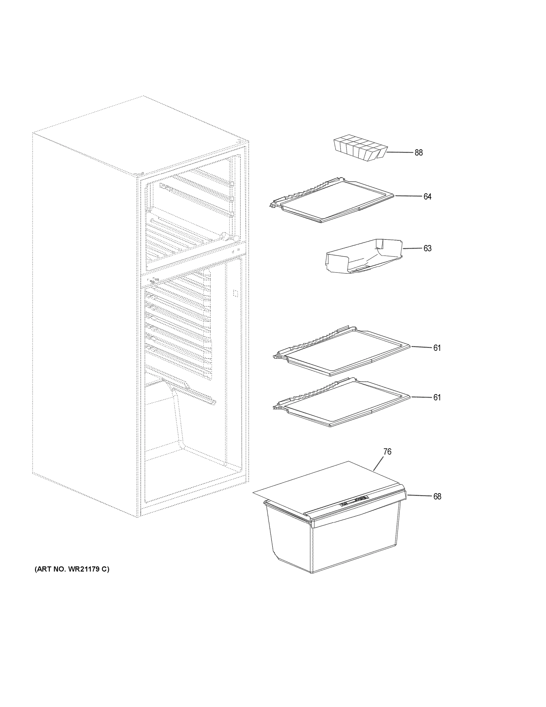 SHELVES & DRAWERS