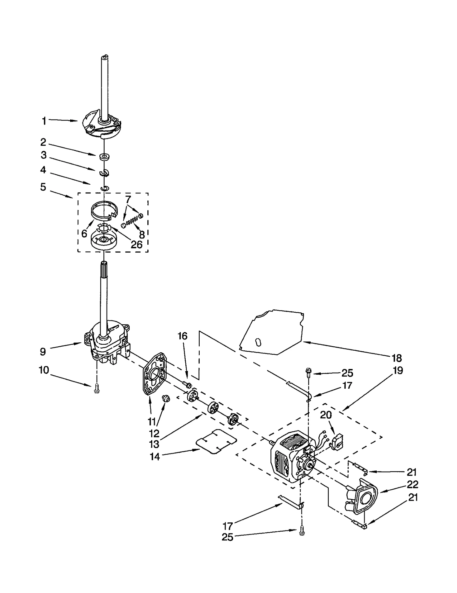 BRAKE/CLUTCH/GEARCASE/MOTOR/PUMP