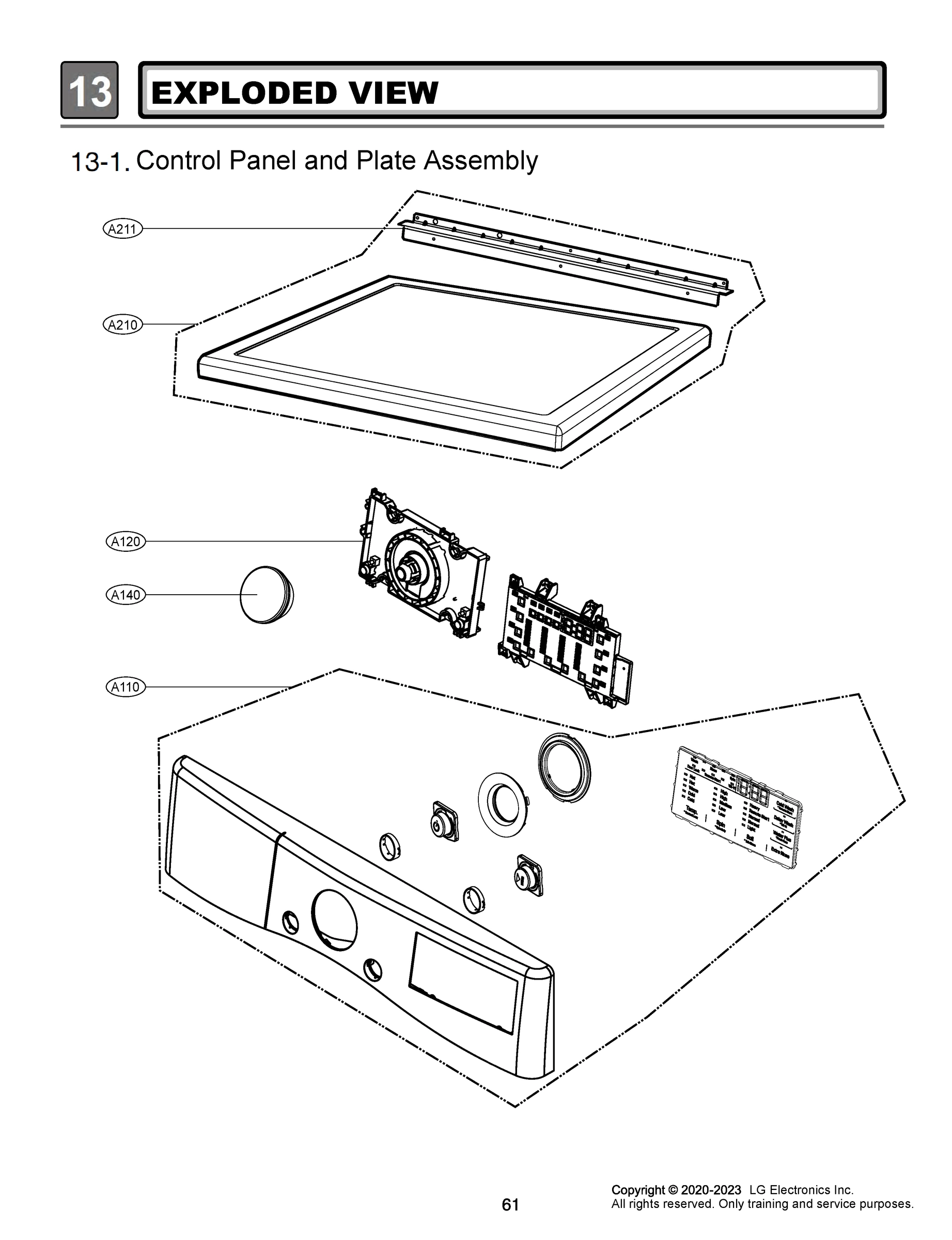 CONTROL PANEL AND PLATE ASSEMBLY
