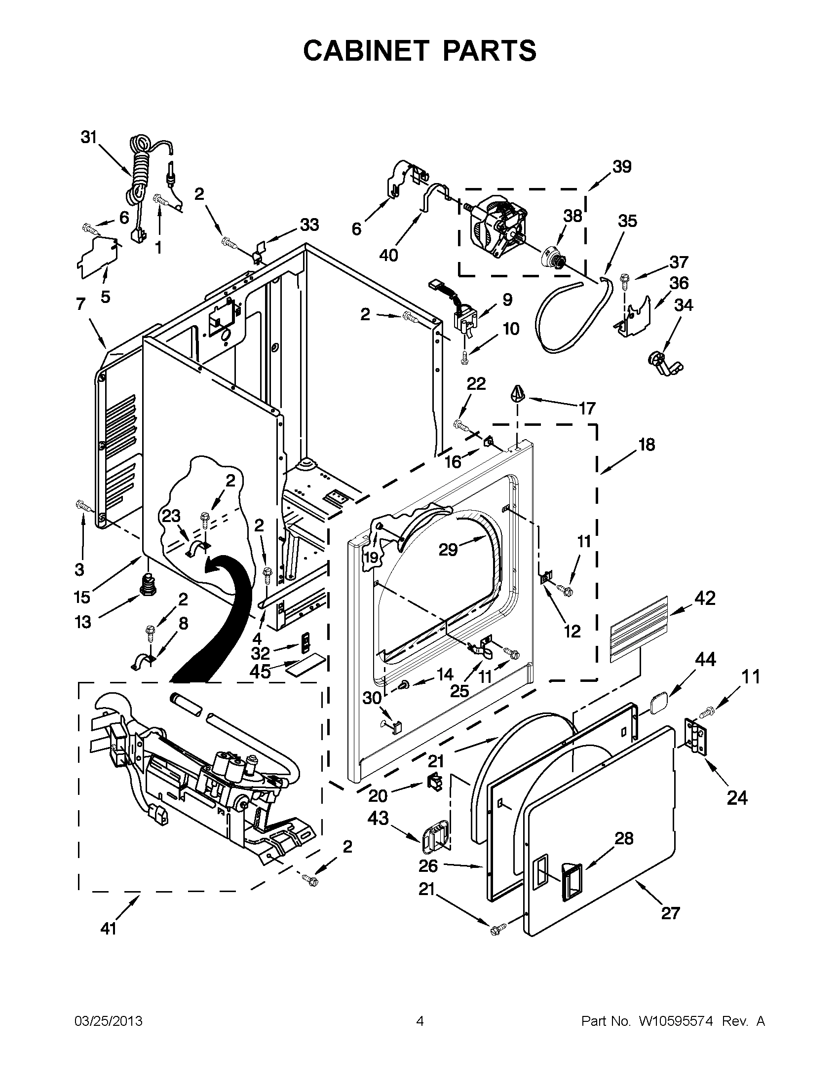 02 - CABINET PARTS