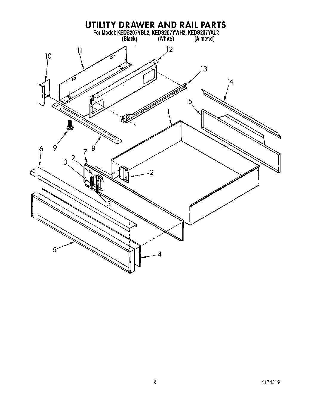 06 - UTILITY DRAWER AND RAIL