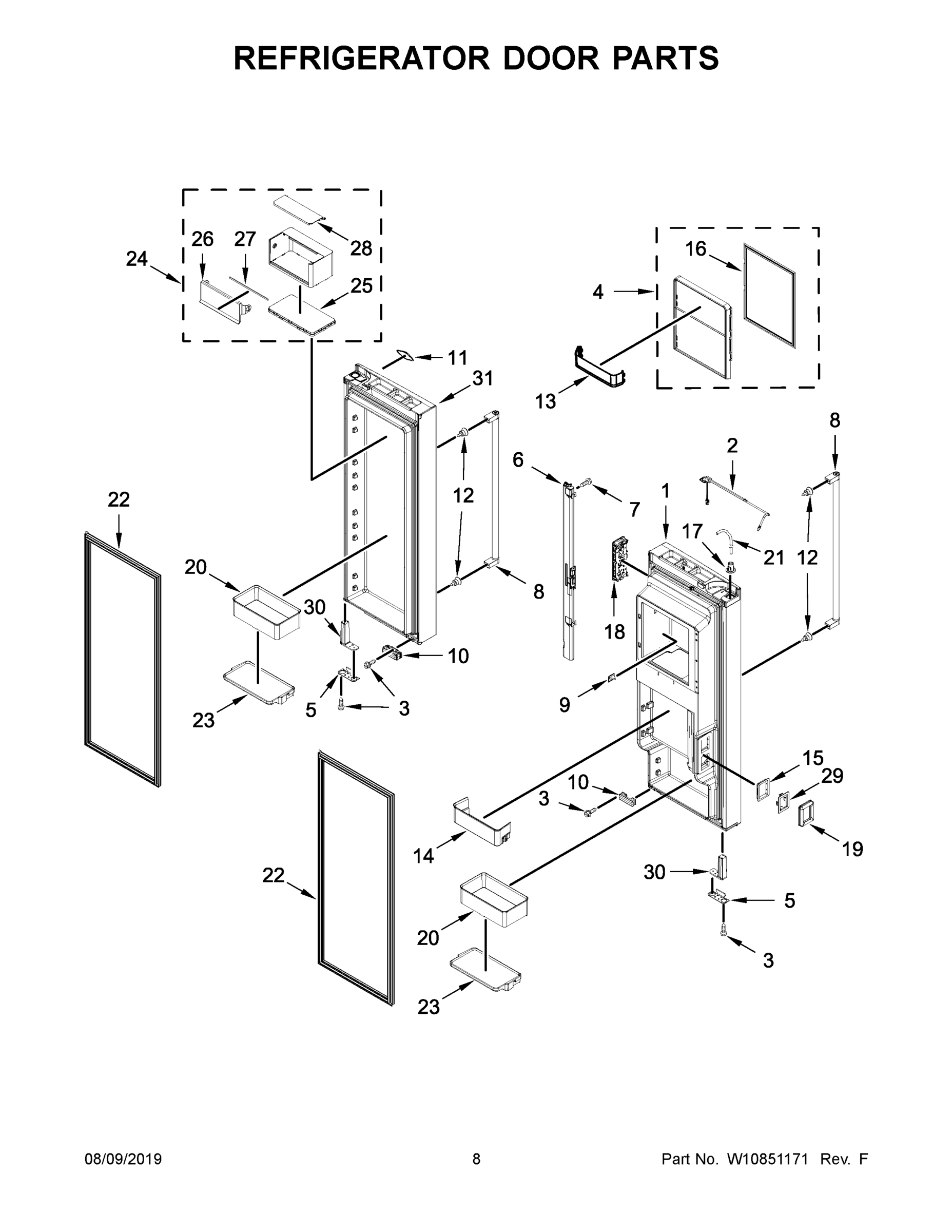 05 - REFRIGERATOR DOOR PARTS