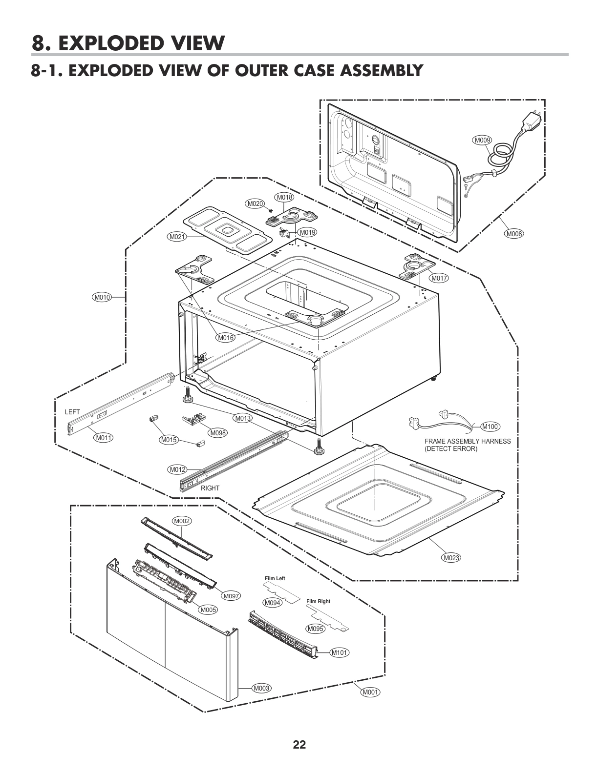 OUTER CASE ASSEMBLY