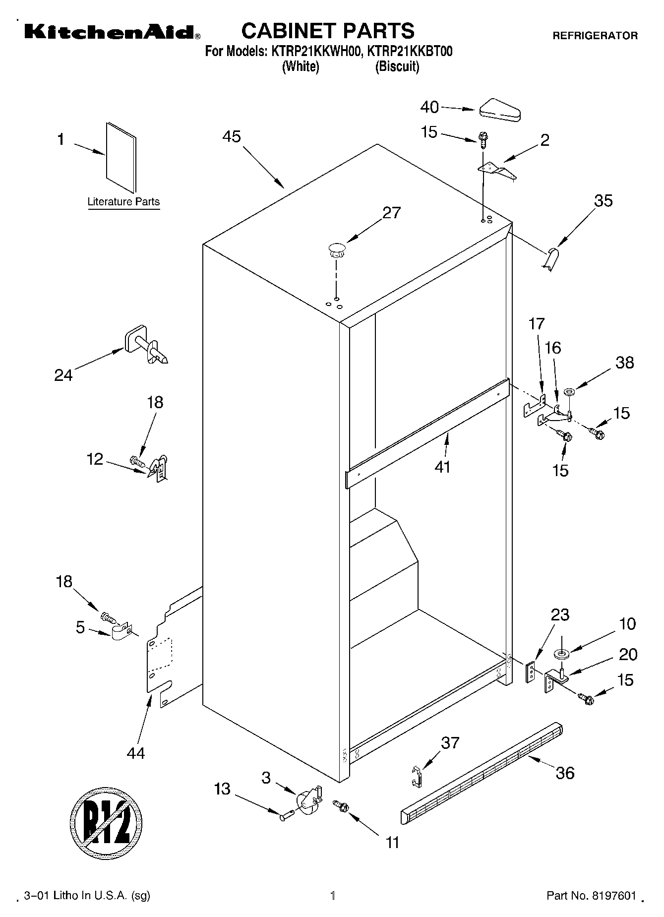 01 - CABINET, LITERATURE