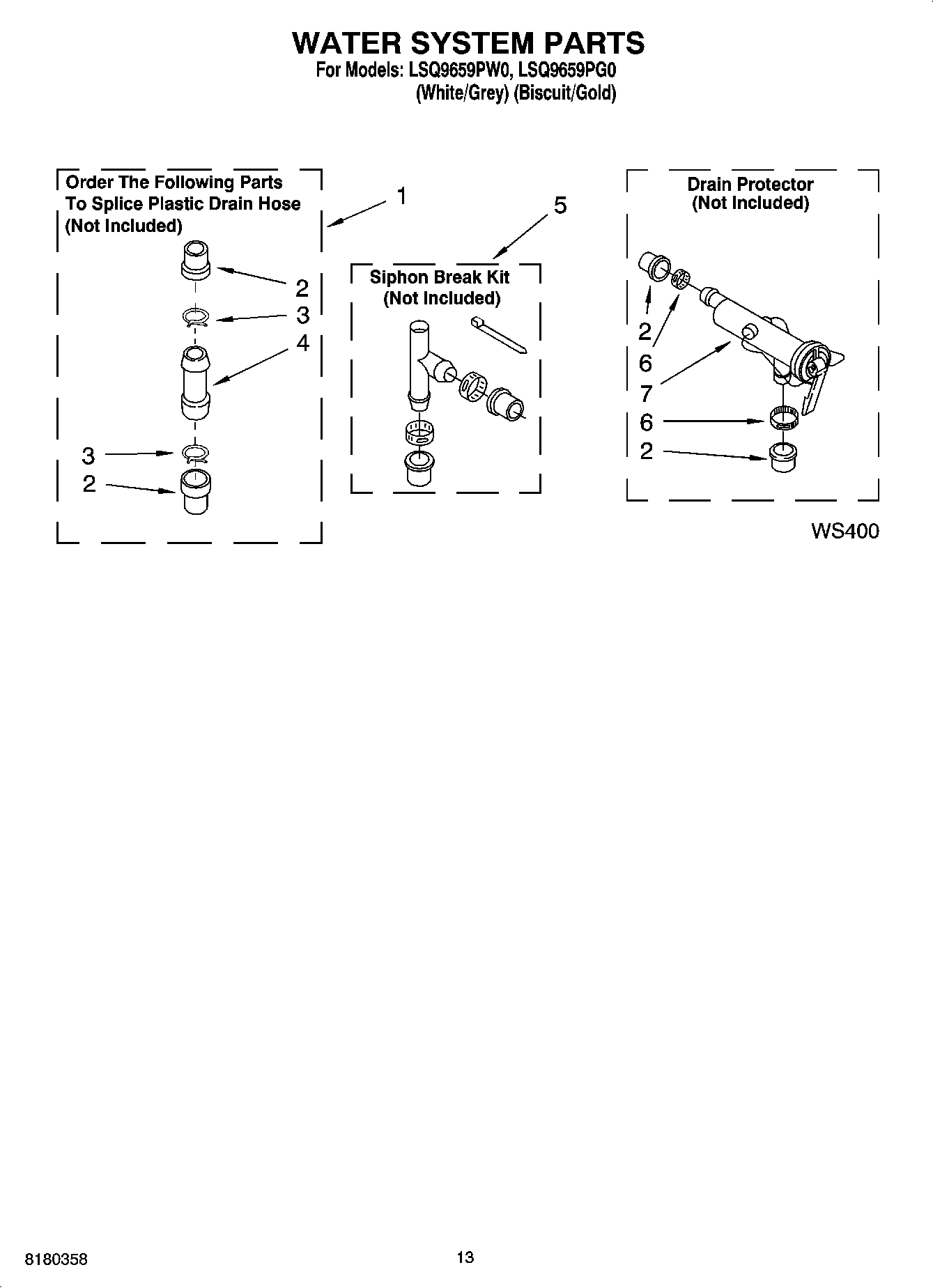 09 - WATER SYSTEM PARTS