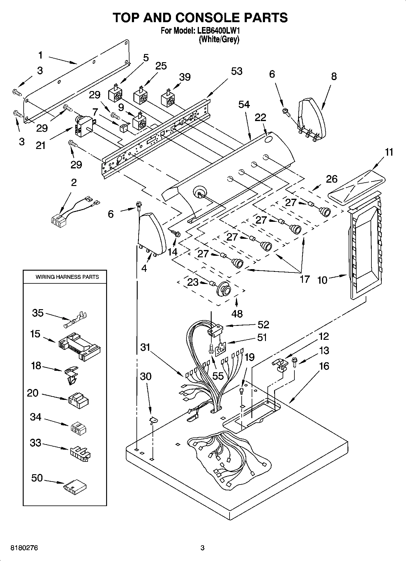 02 - TOP AND CONSOLE PARTS