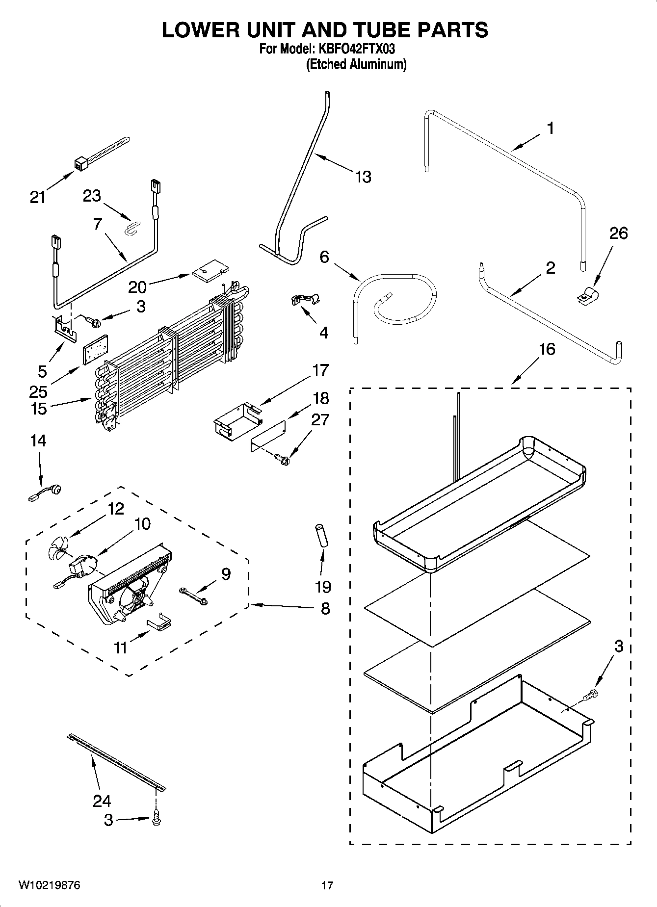 10 - LOWER UNIT AND TUBE PARTS