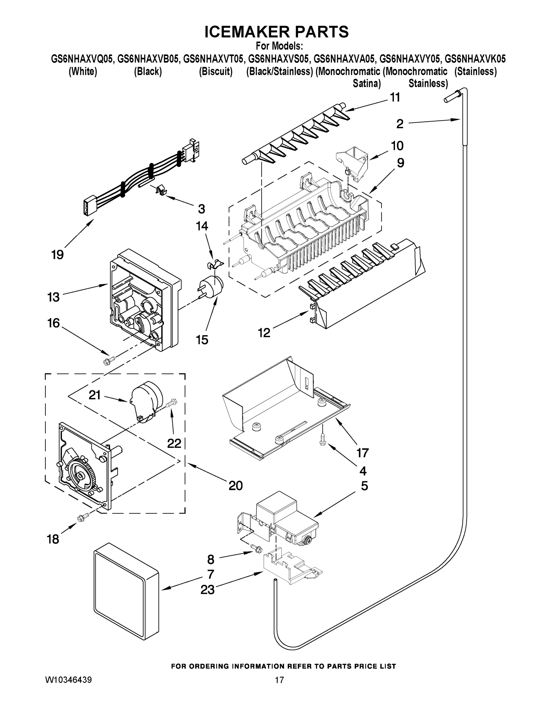 10 - ICEMAKER PARTS