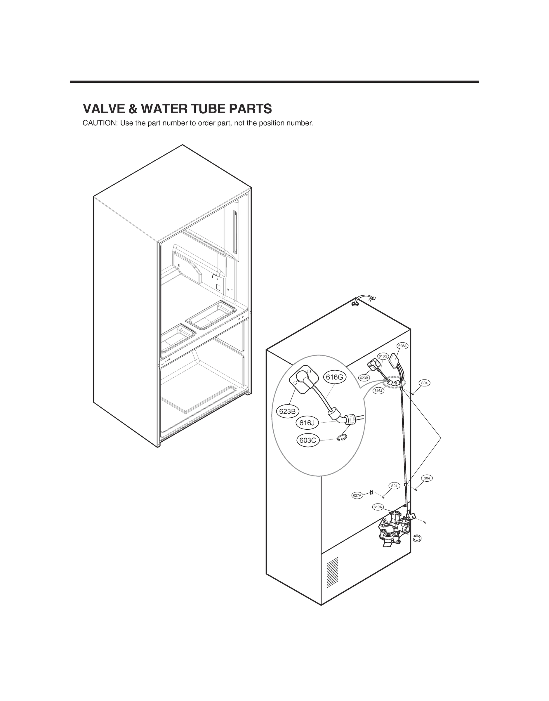VALVE & WATER TUBE PARTS