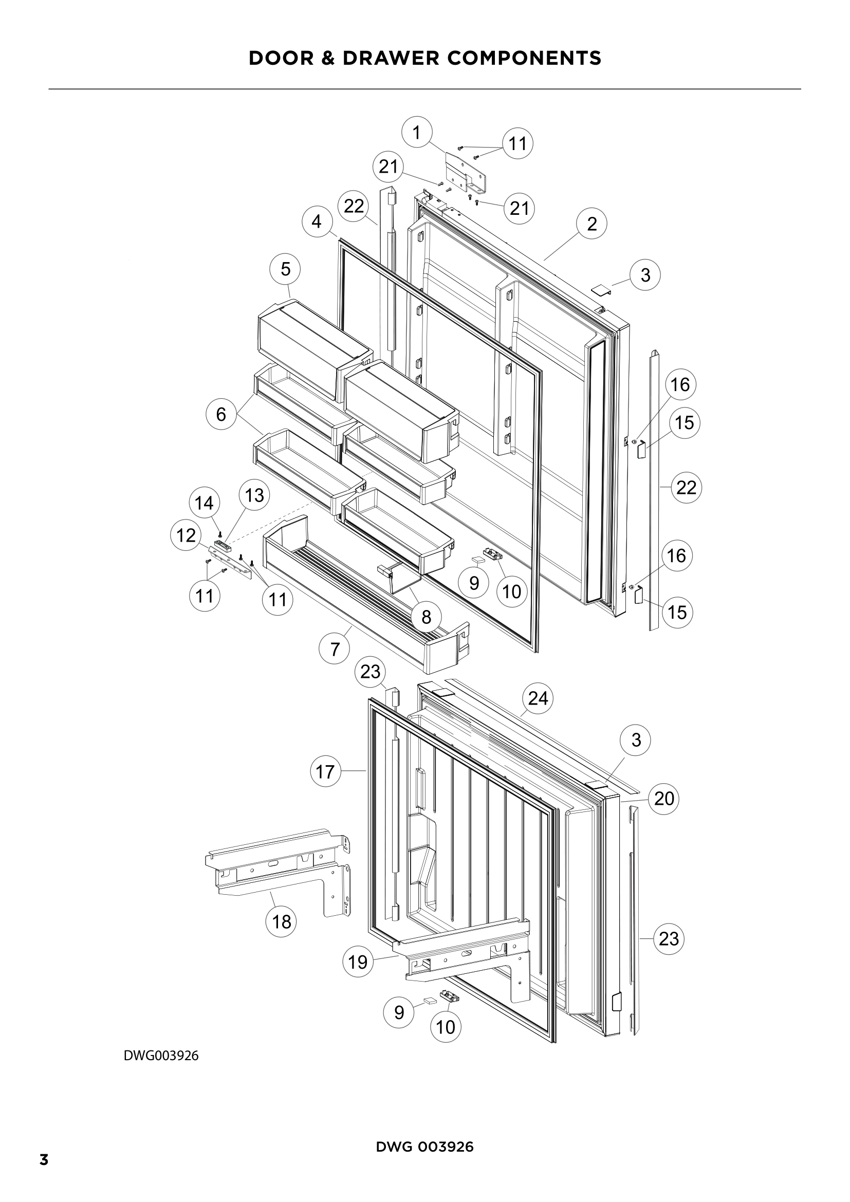 DOOR & DRAWER COMPONENTS