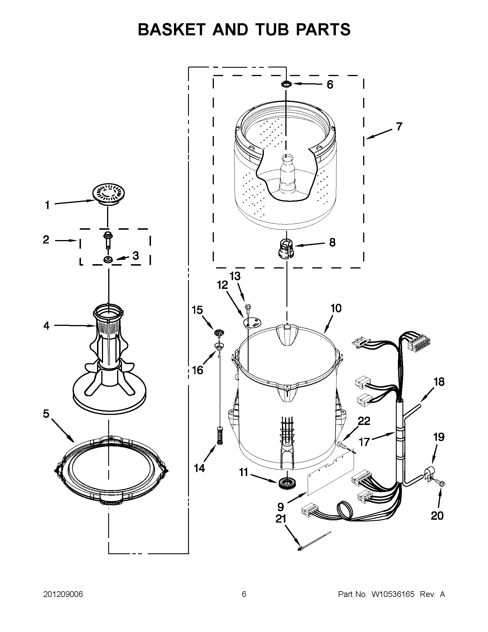 03 - BASKET AND TUB PARTS