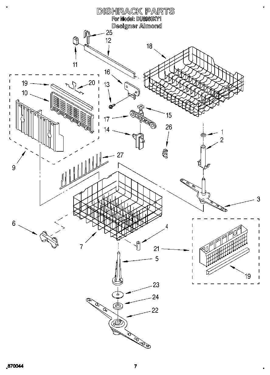 05 - DISHRACK, LIT/OPTIONAL