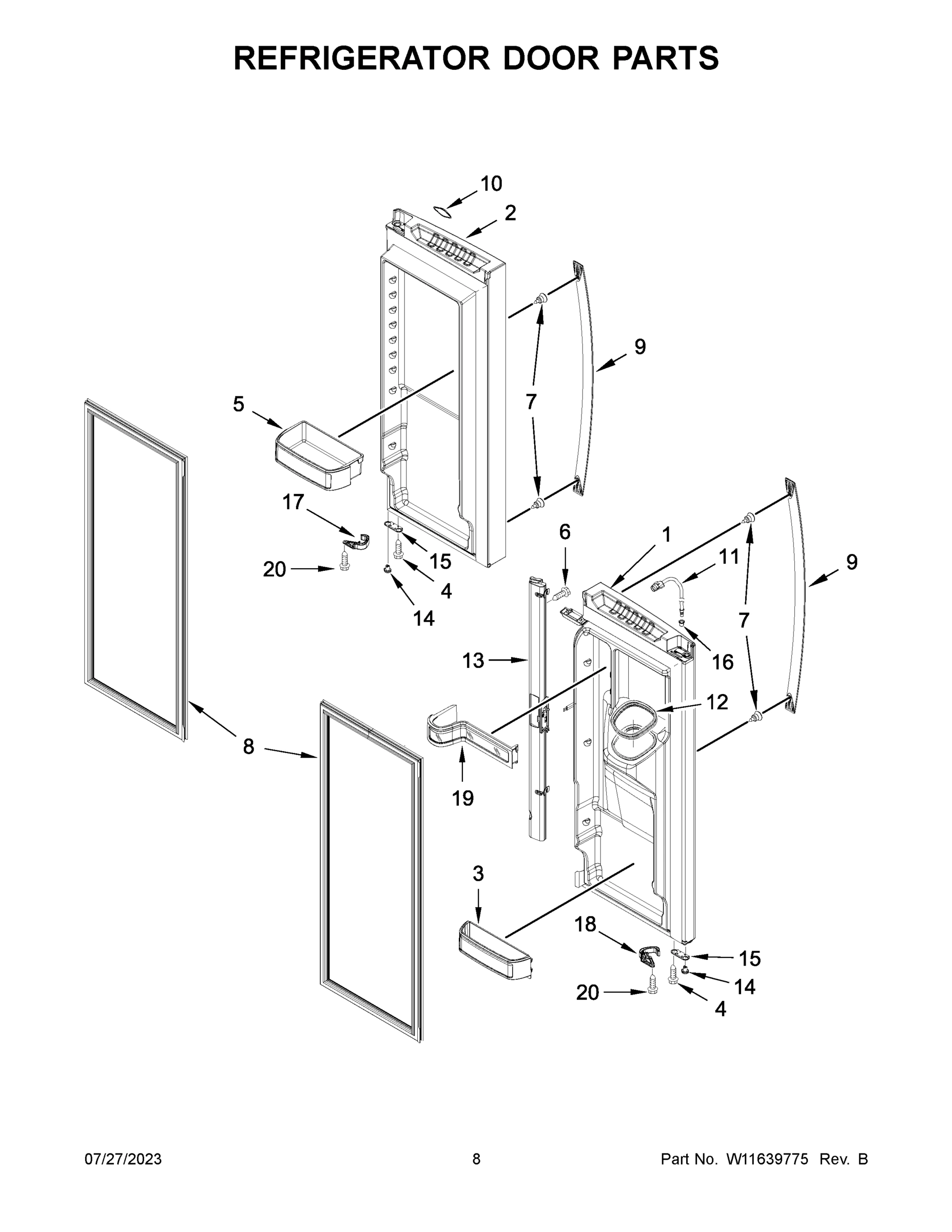 05 - REFRIGERATOR DOOR PARTS