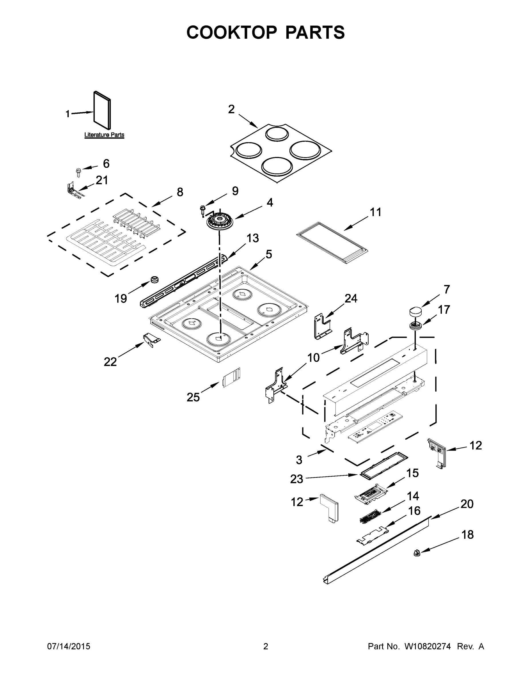 02 - COOKTOP PARTS
