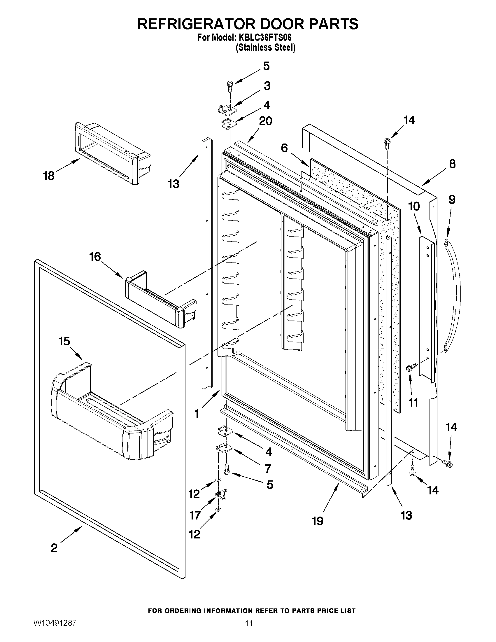 07 - REFRIGERATOR DOOR PARTS