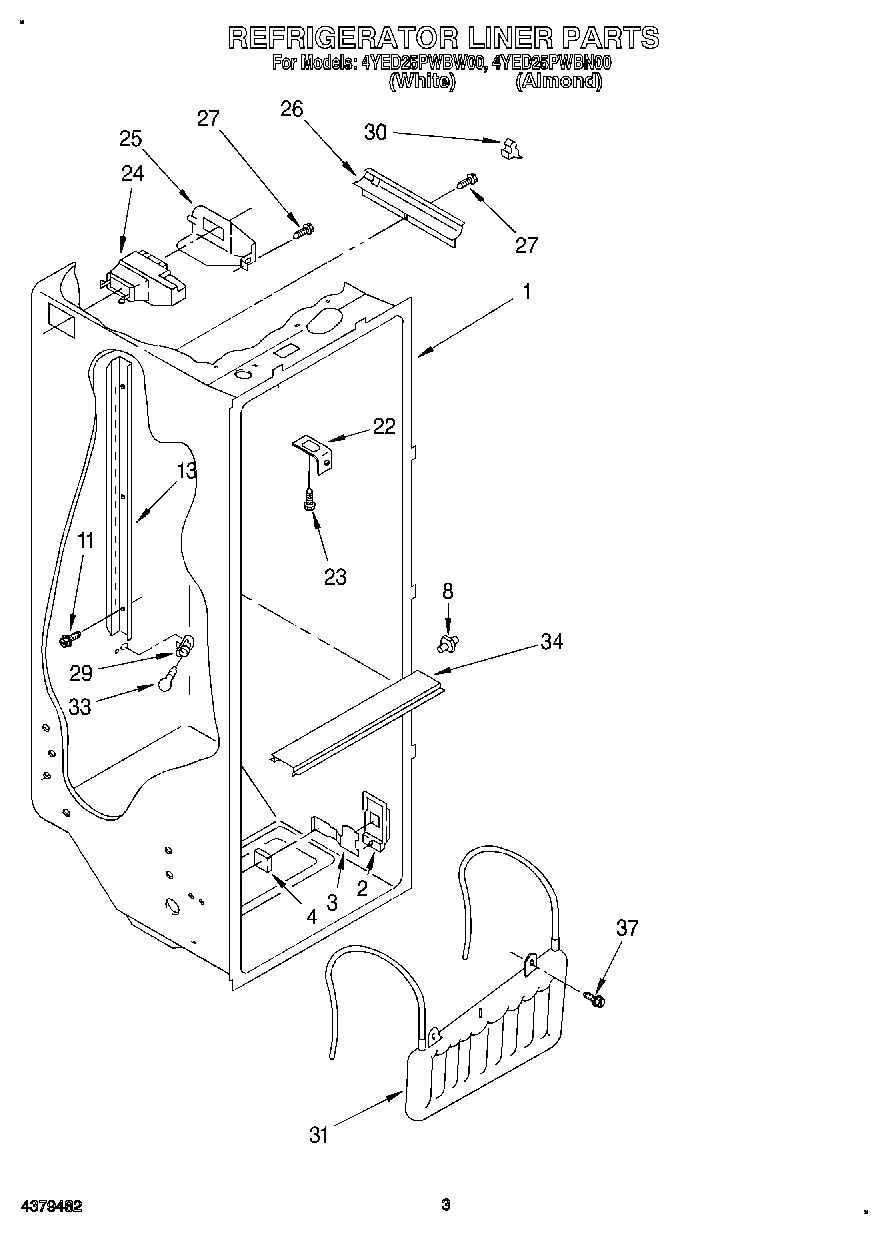 02 - REFRIGERATOR LINER