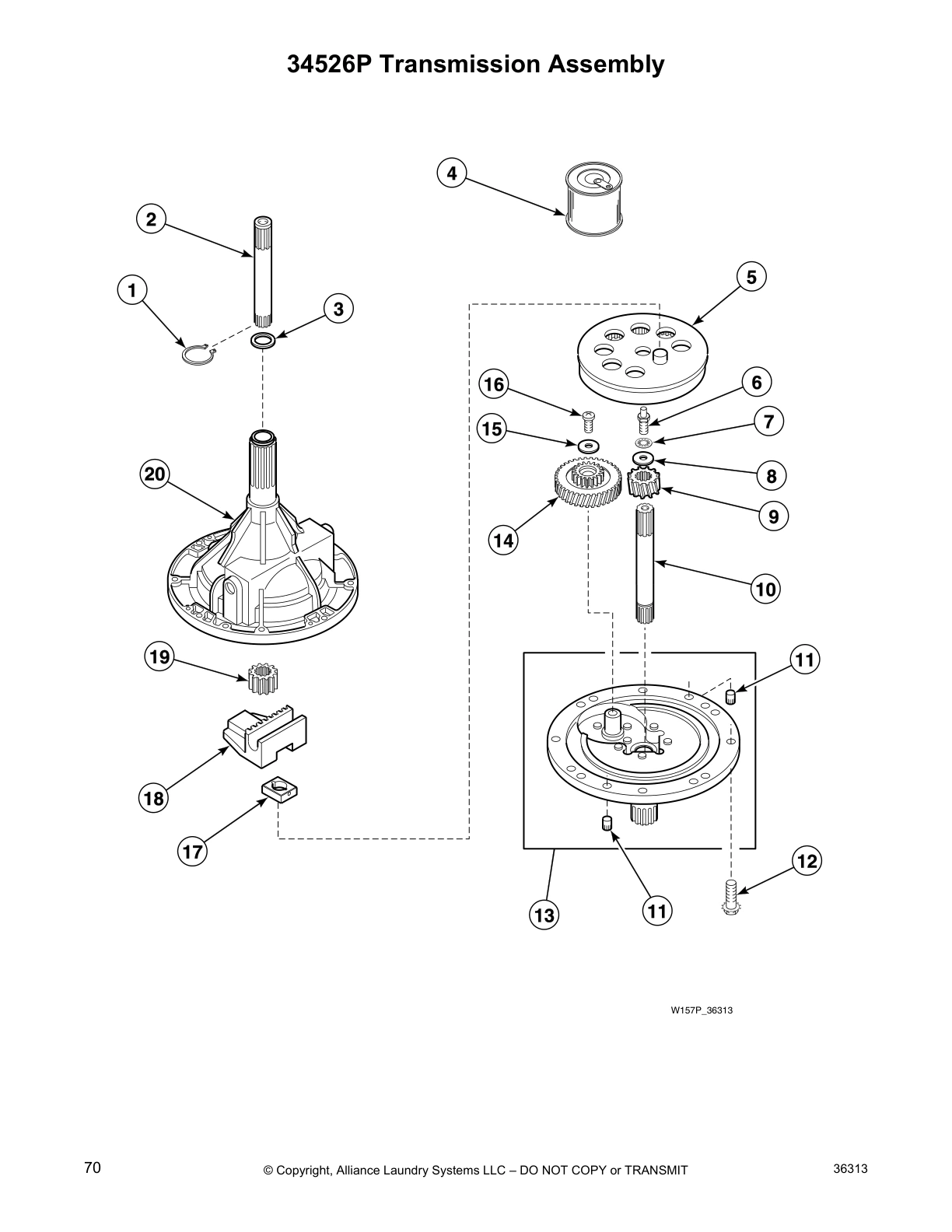 34526P Transmission Assembly