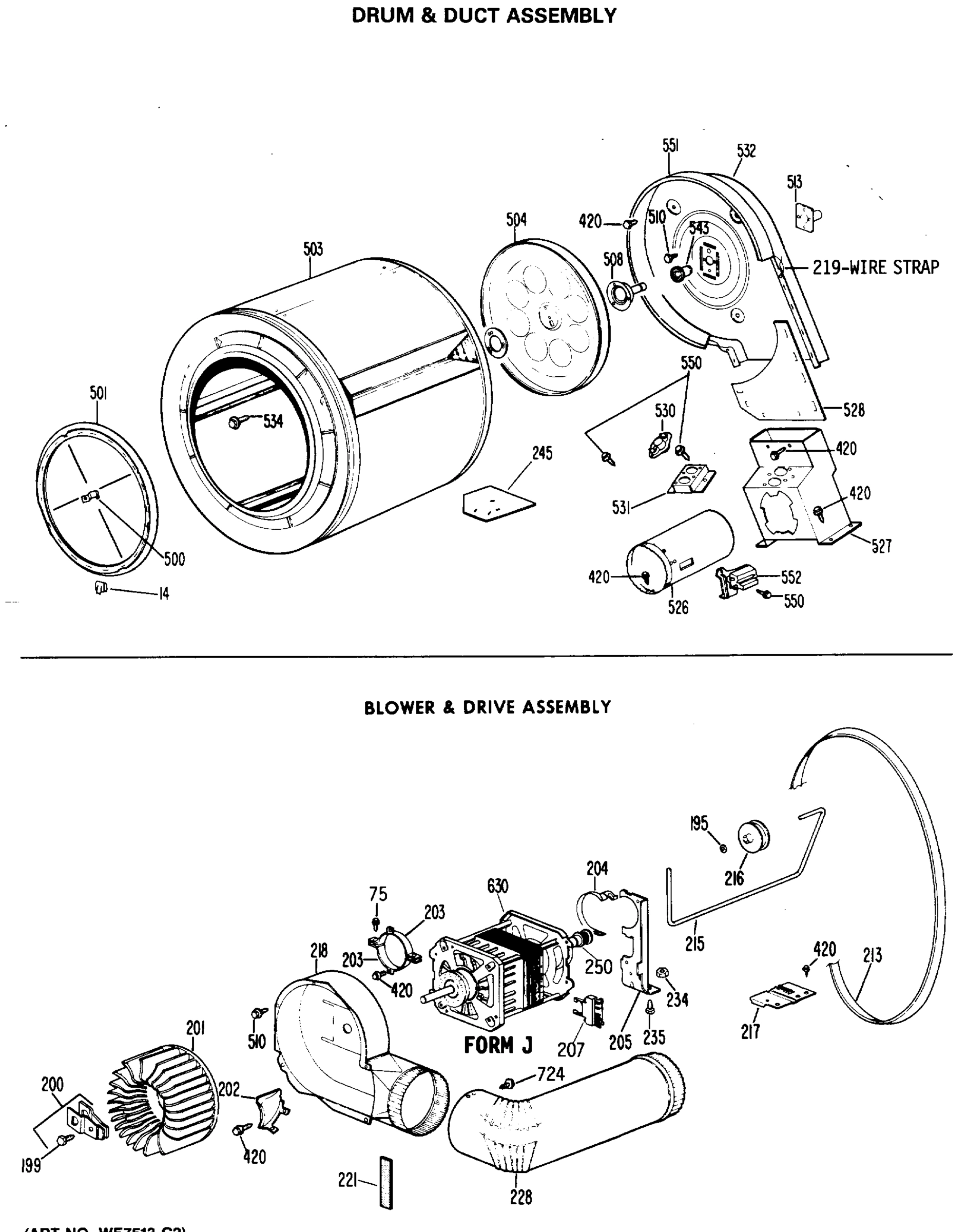 DRUM & DUCT ASSEMBLY