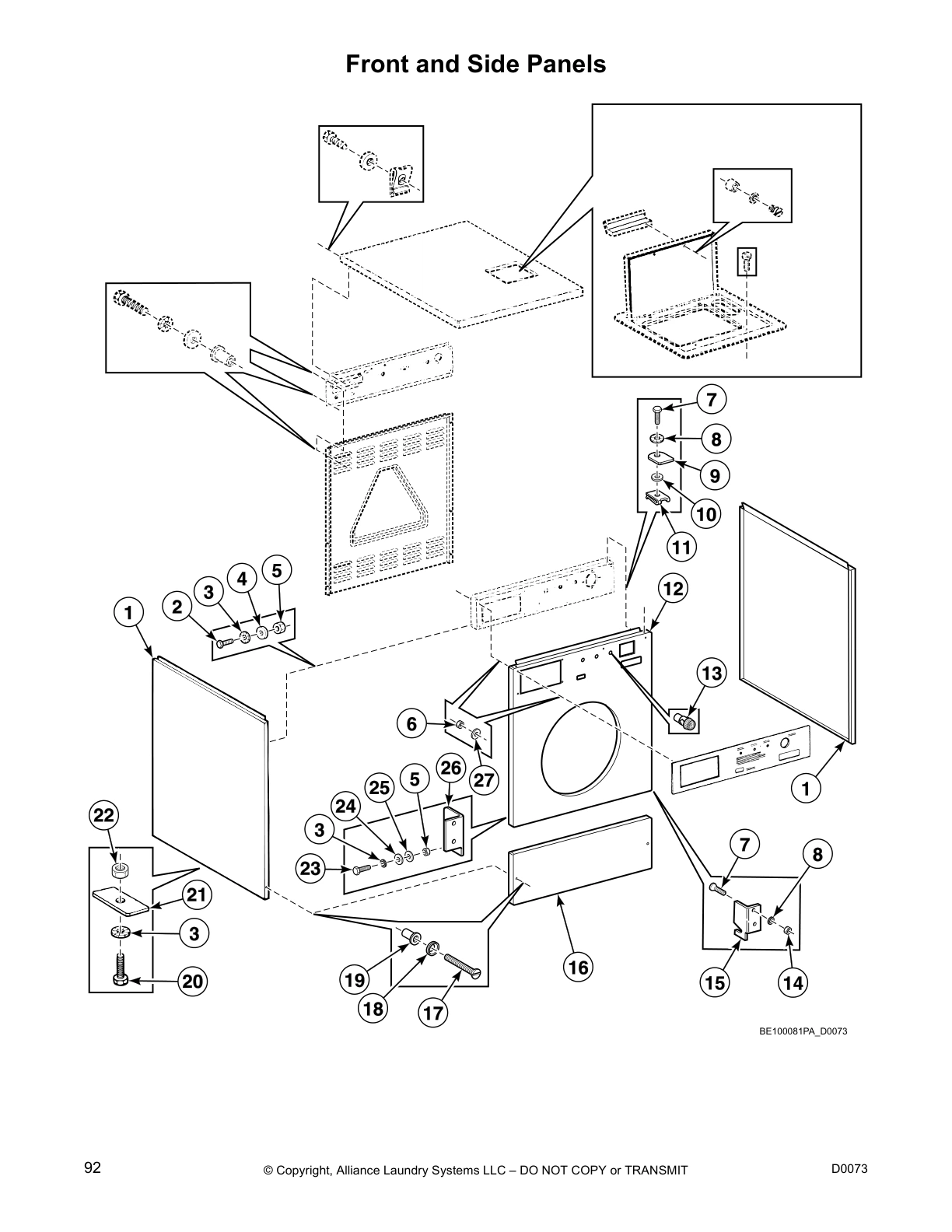 Front and Side Panels
