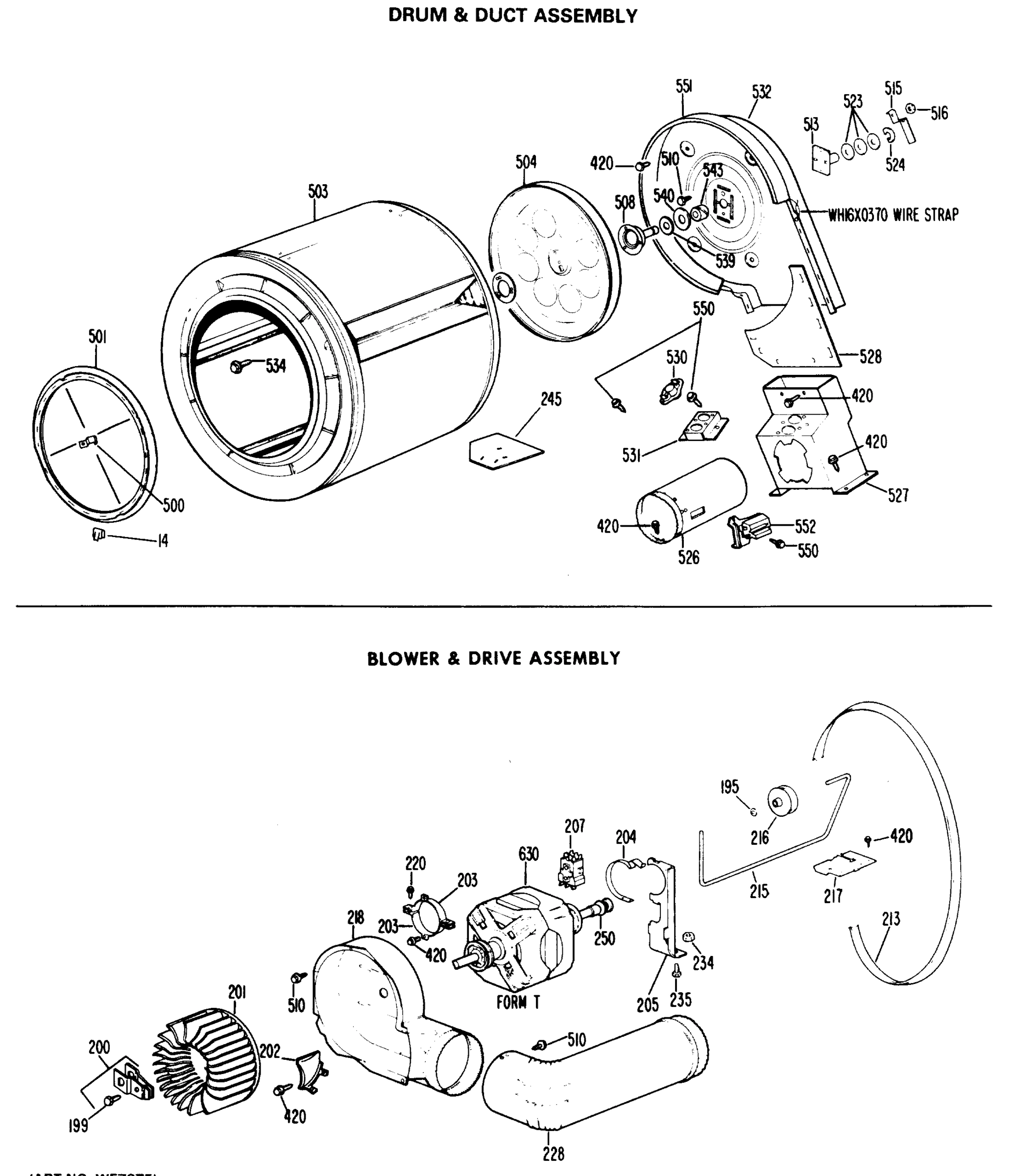DRUM & DUCT ASSEMBLY
