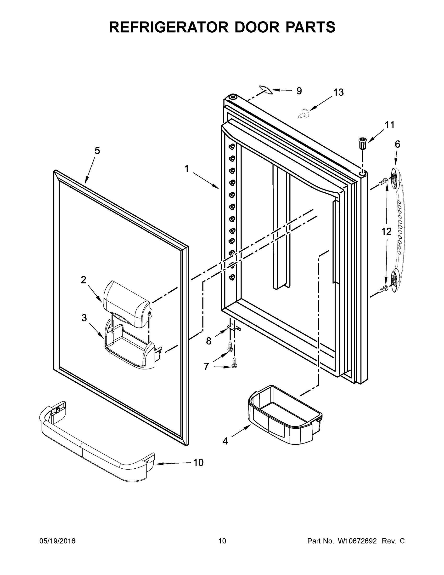 06 - REFRIGERATOR DOOR PARTS