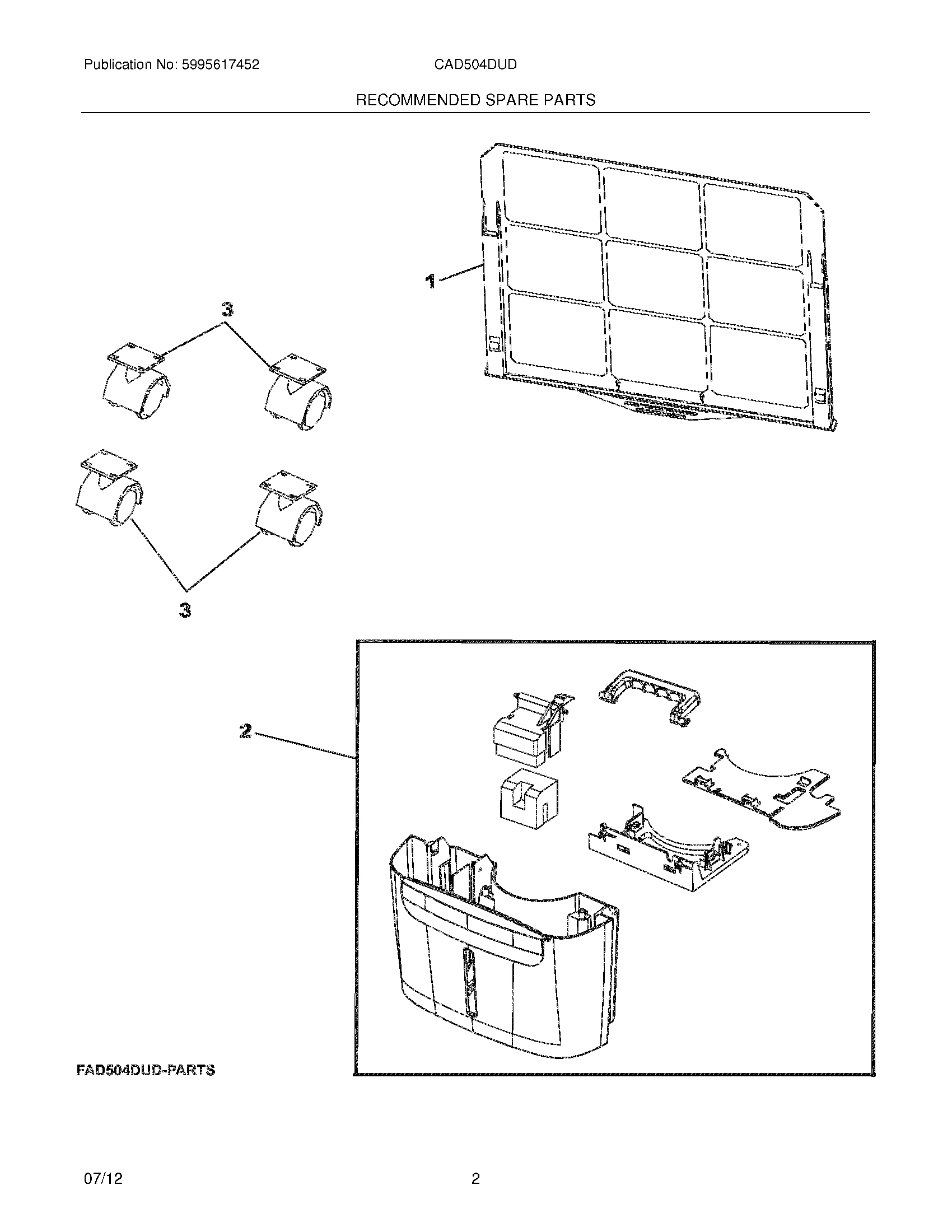 03 - RECOMMENDED SPARE PARTS
