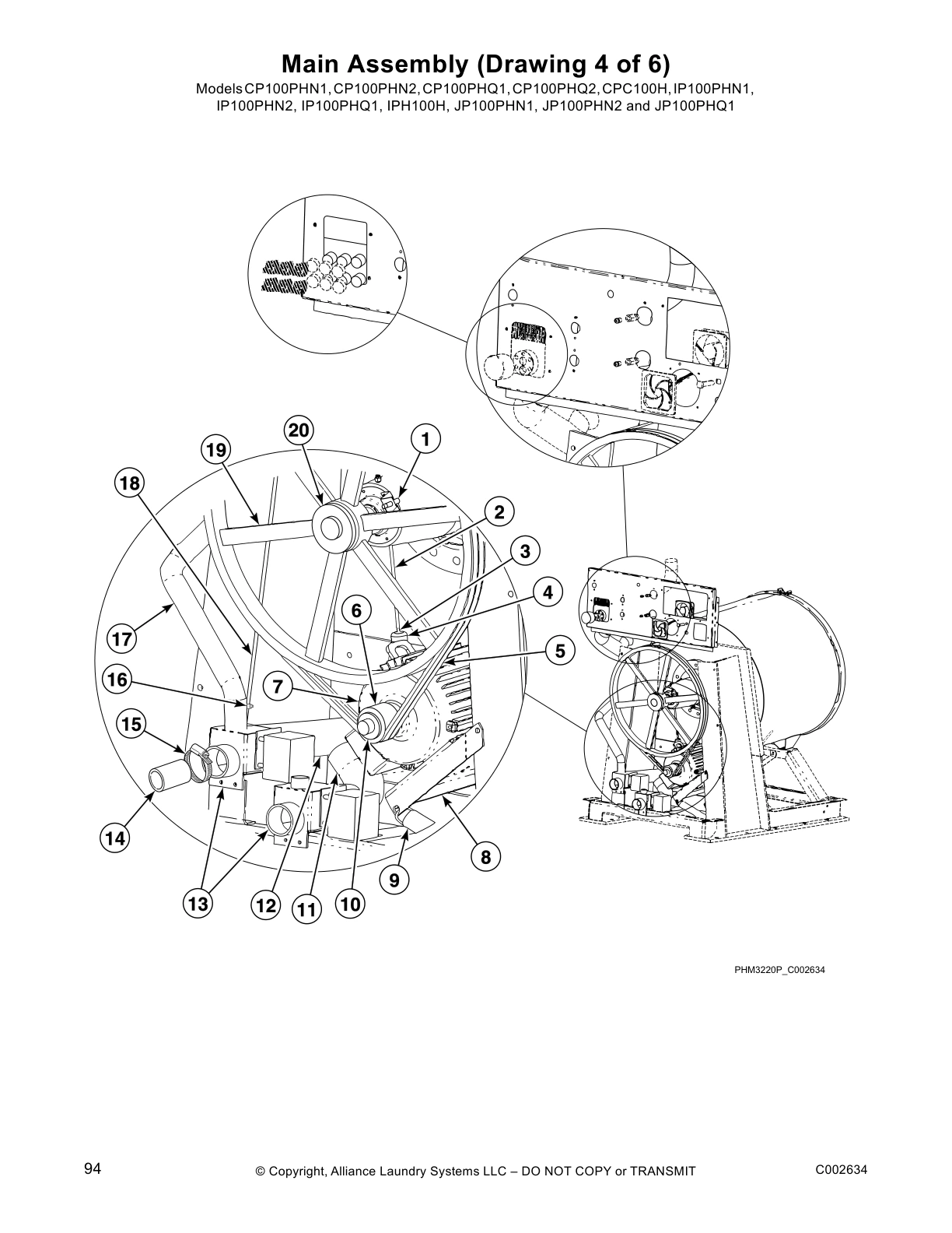 Main Assembly (Drawing 4 of 6)