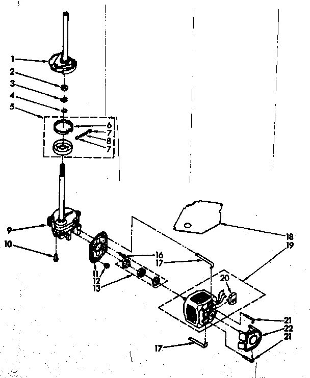 BRAKE, CLUTCH, GEARCASE, MOTOR AND PUMP PARTS
