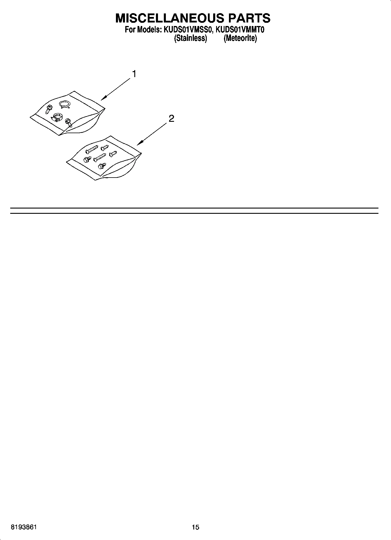 12 - MISCELLANEOUS  PARTS, OPTIONAL PARTS (NOT INCLUDED)