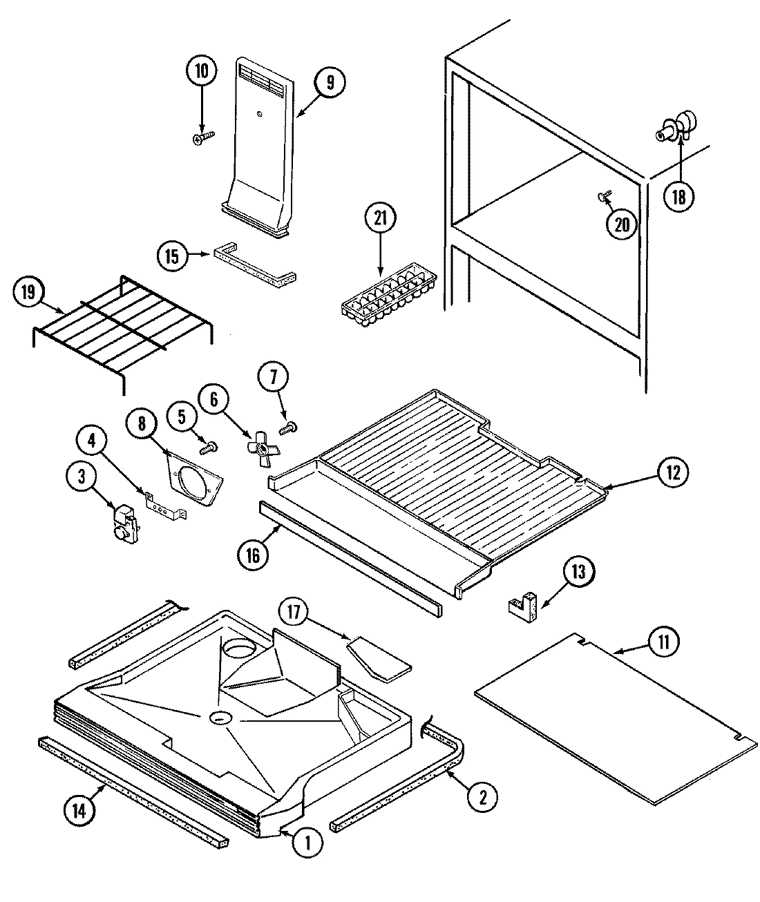 01 - FREEZER COMPARTMENT