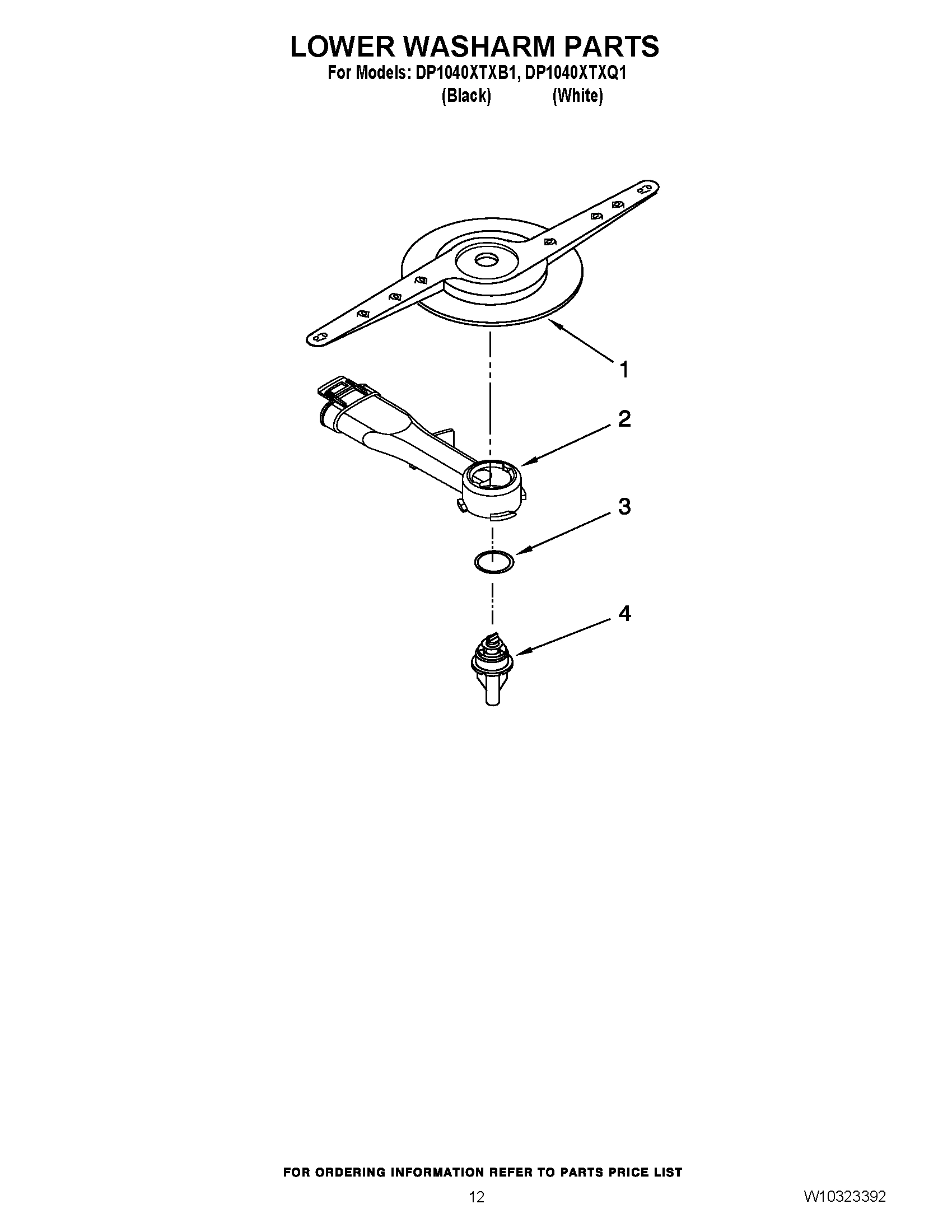10 - LOWER WASHARM PARTS