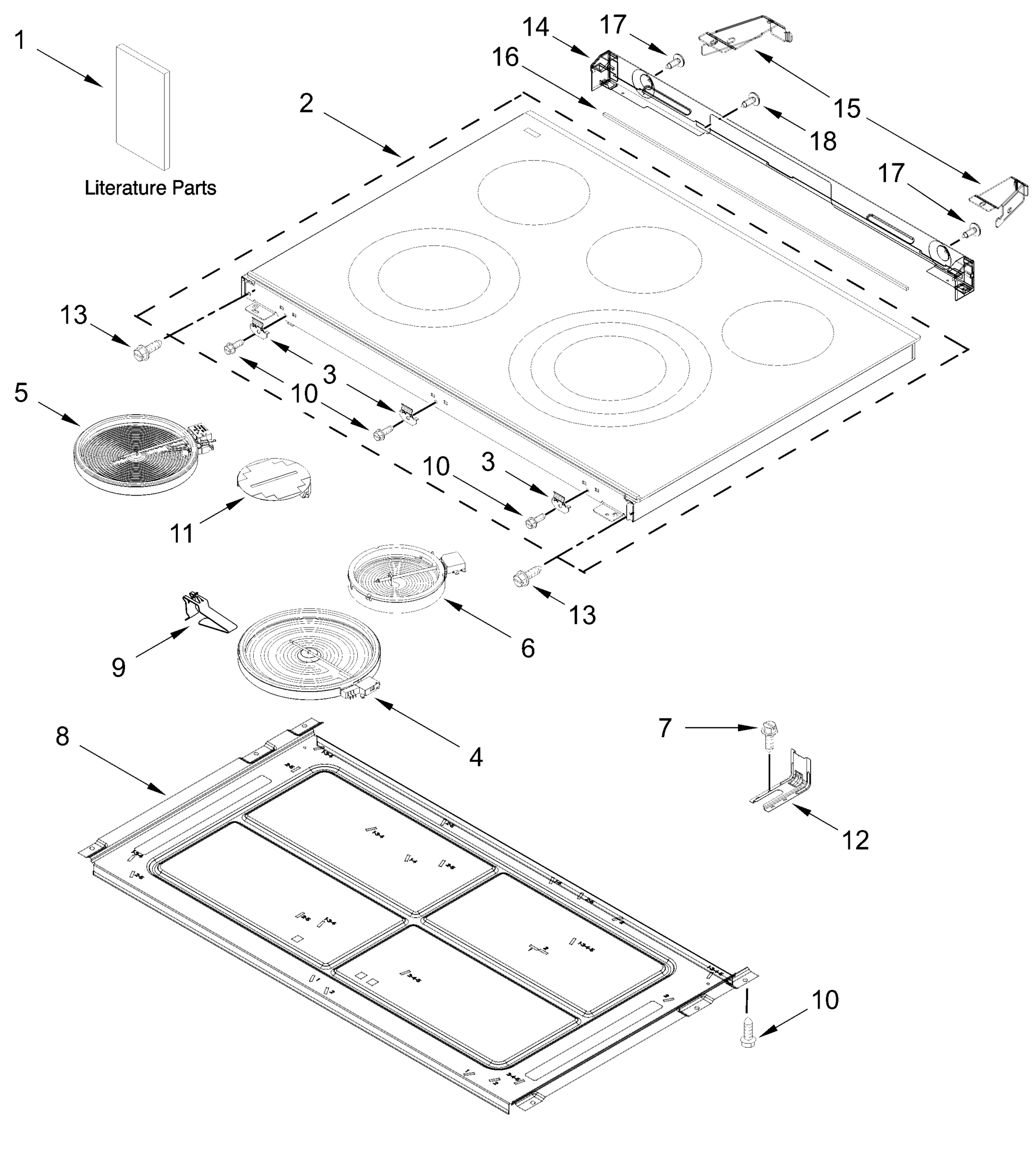 COOKTOP PARTS