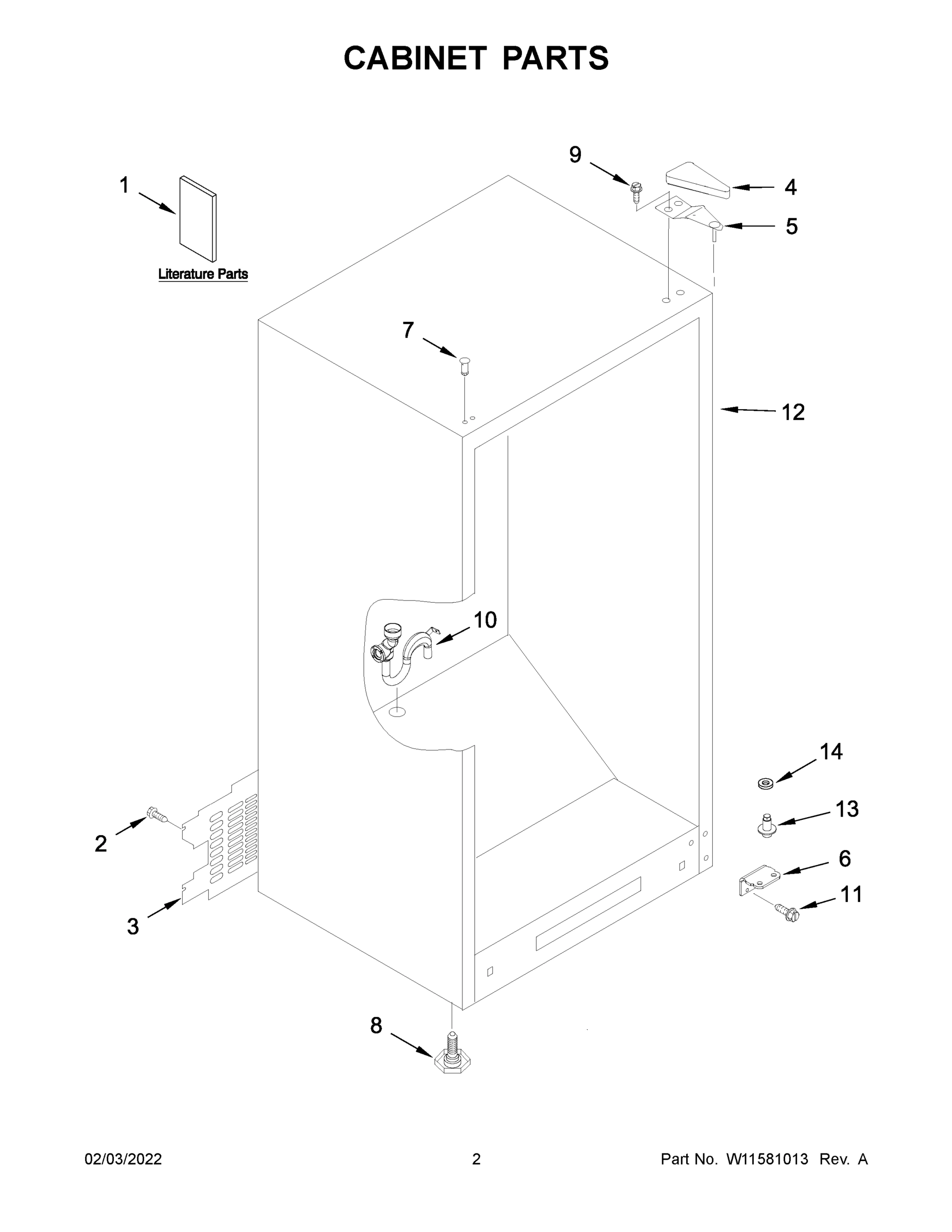02 - CABINET PARTS