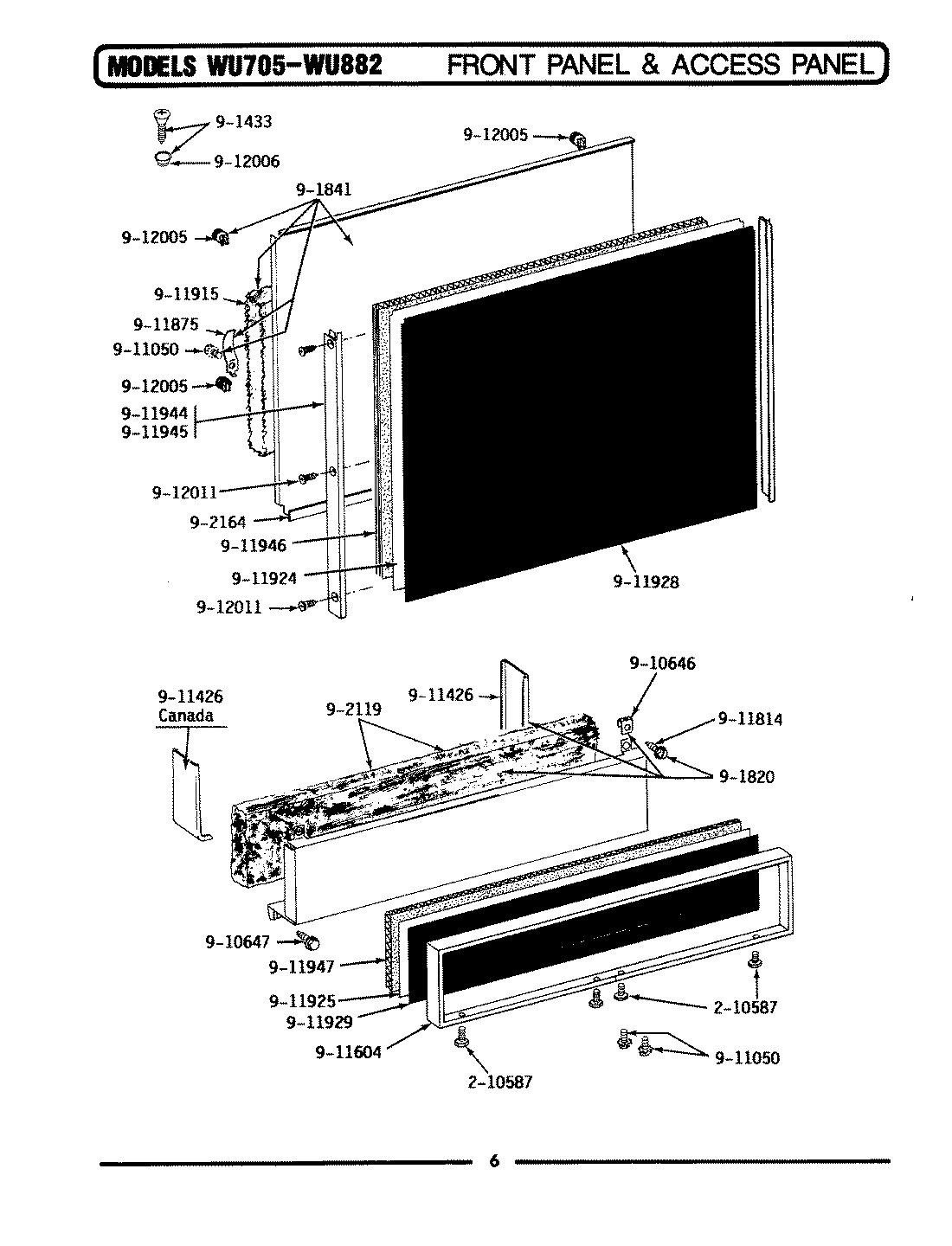 05 - FRONT PANEL & ACCESS PANEL