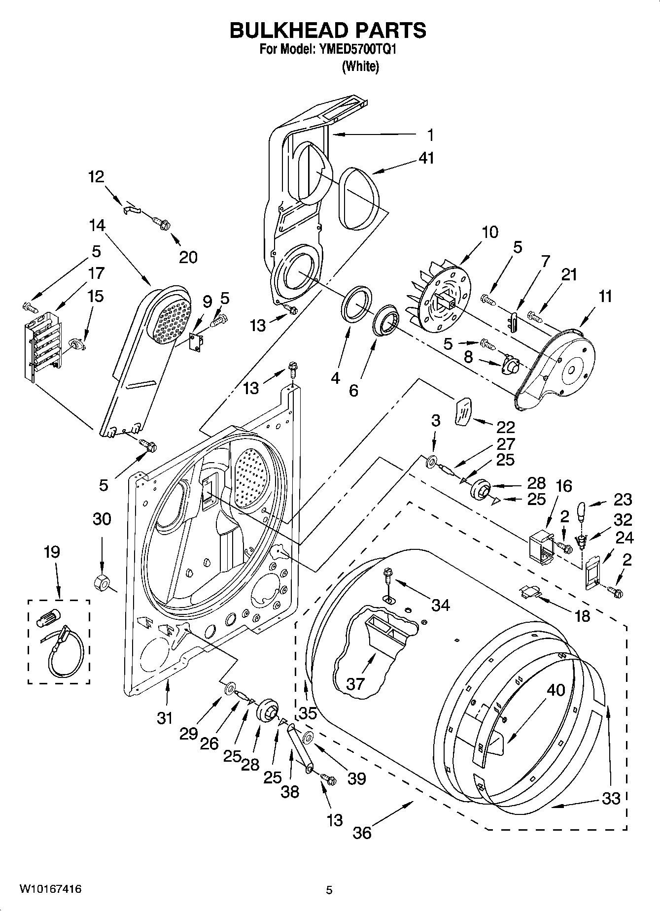 03 - BULKHEAD PARTS, OPTIONAL PARTS (NOT INCLUDED)