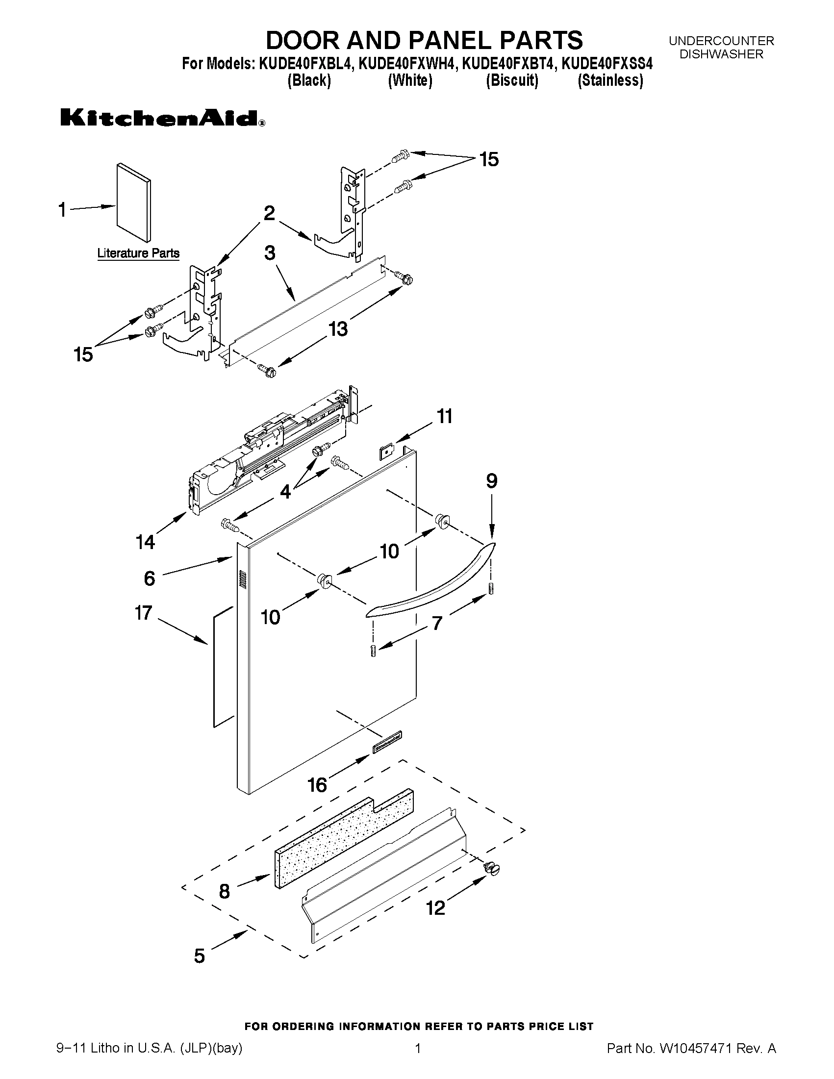 01 - DOOR AND PANEL PARTS