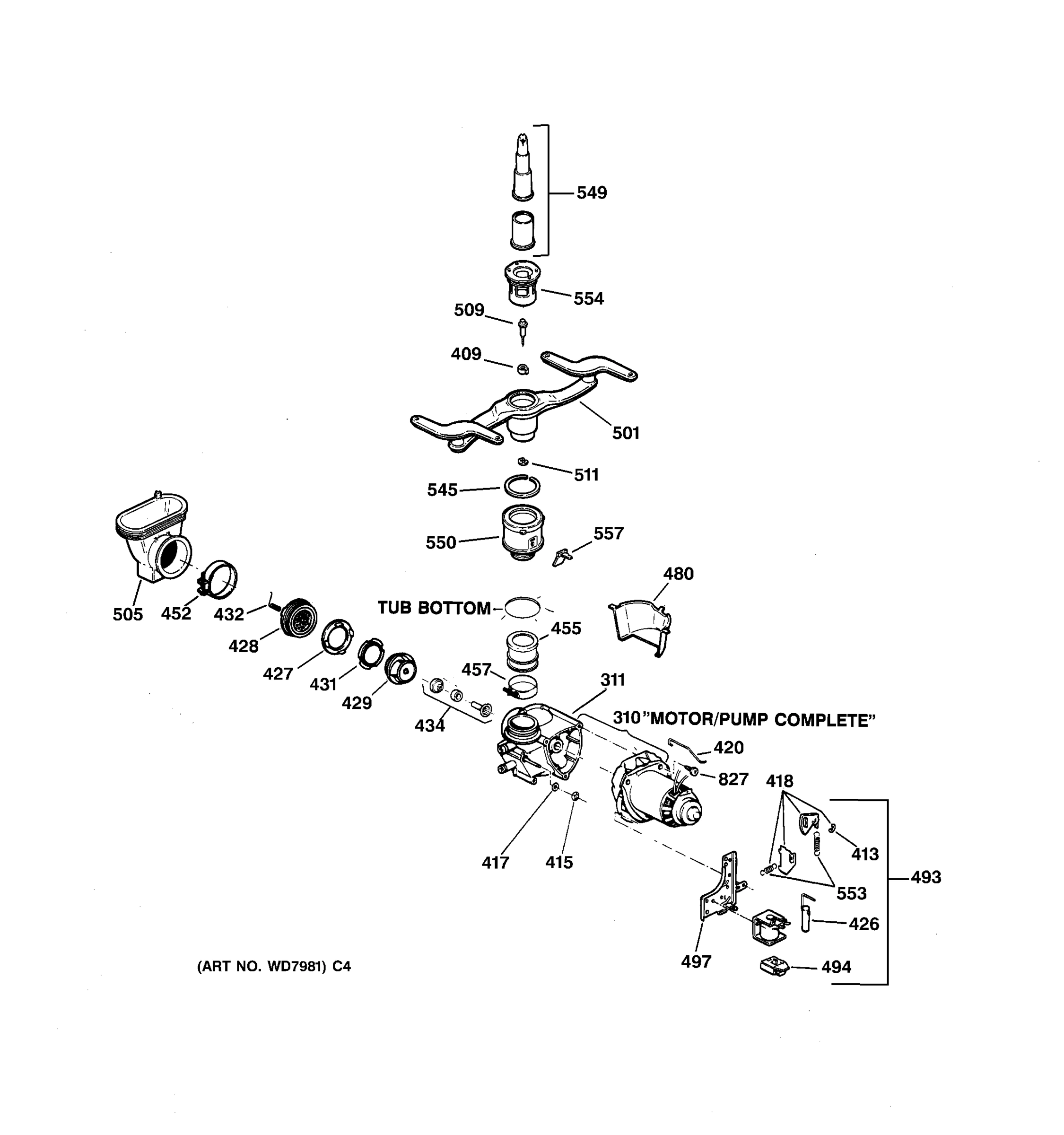 MOTOR-PUMP MECHANISM
