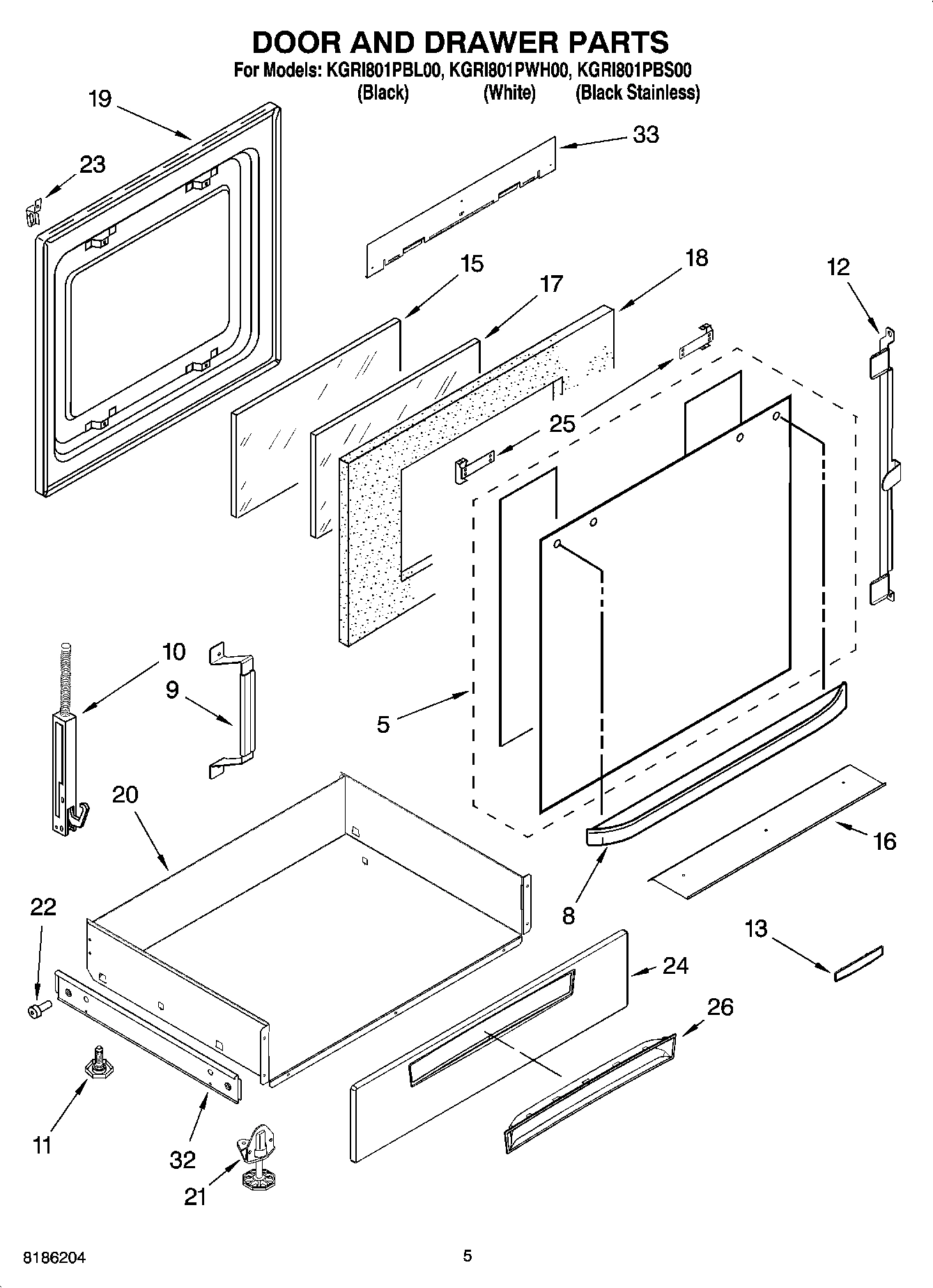 04 - DOOR AND DRAWER PARTS