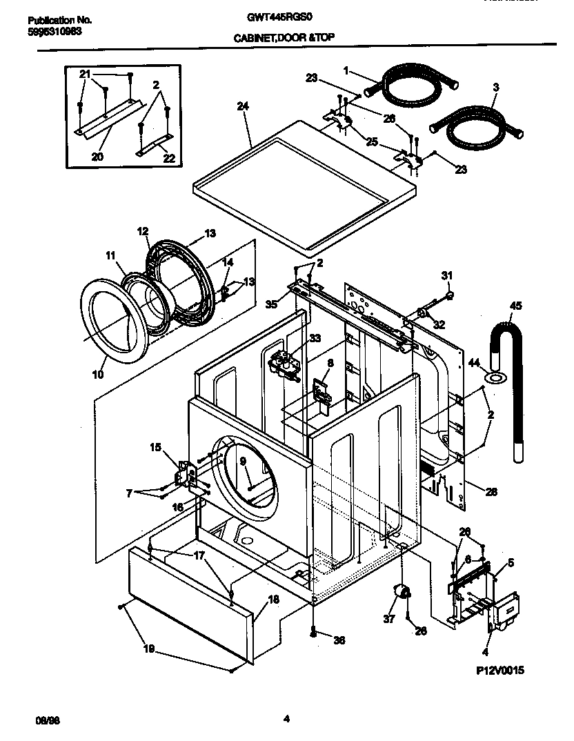 03 - WASHER CABINET,DOOR