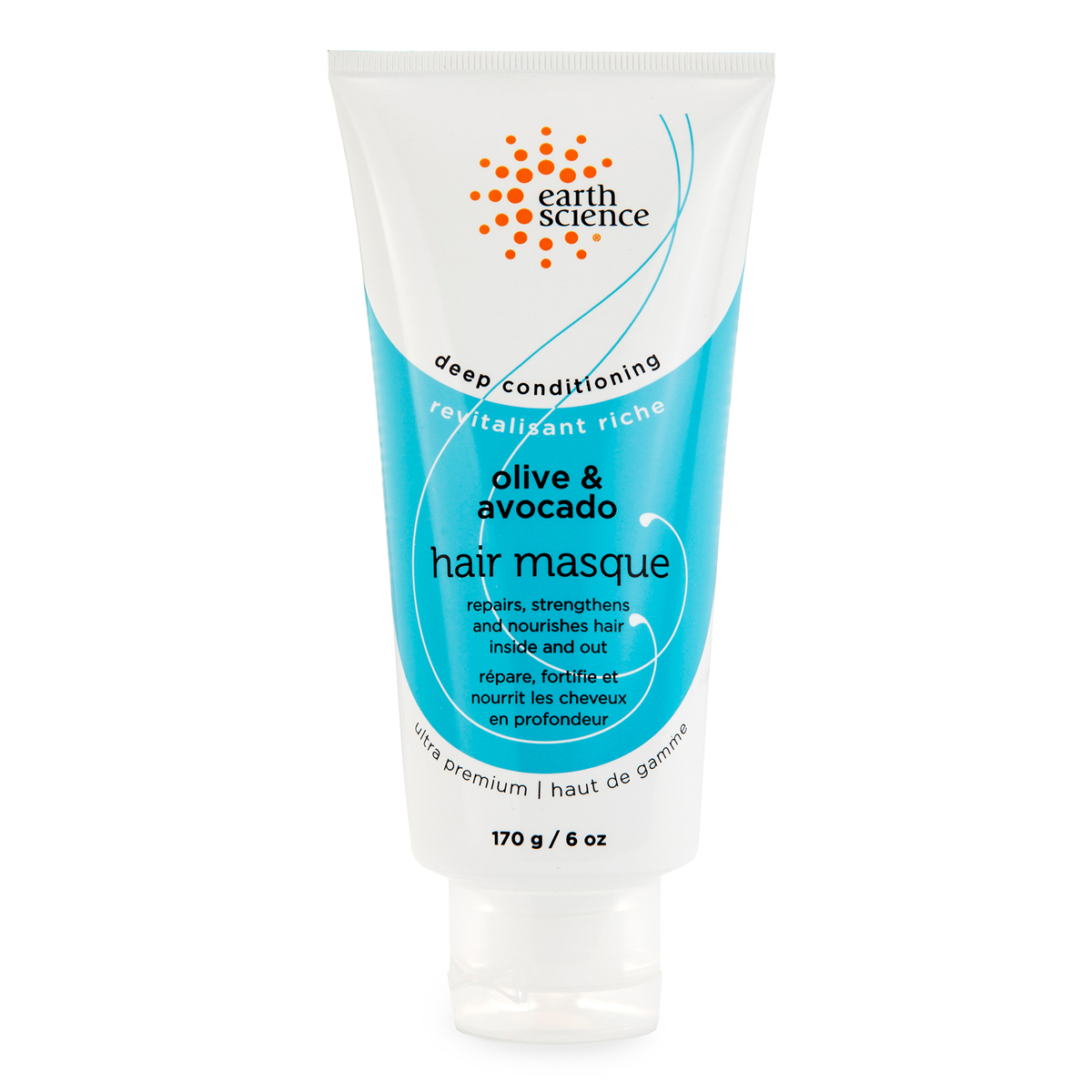Earth Science Olive & Avocado Deep Conditioning Hair Masque | 6 oz Cream