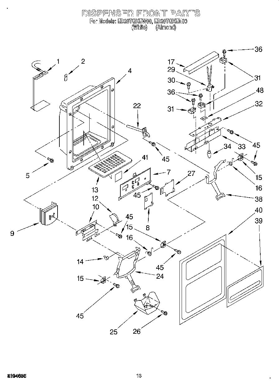 08 - DISPENSER FRONT
