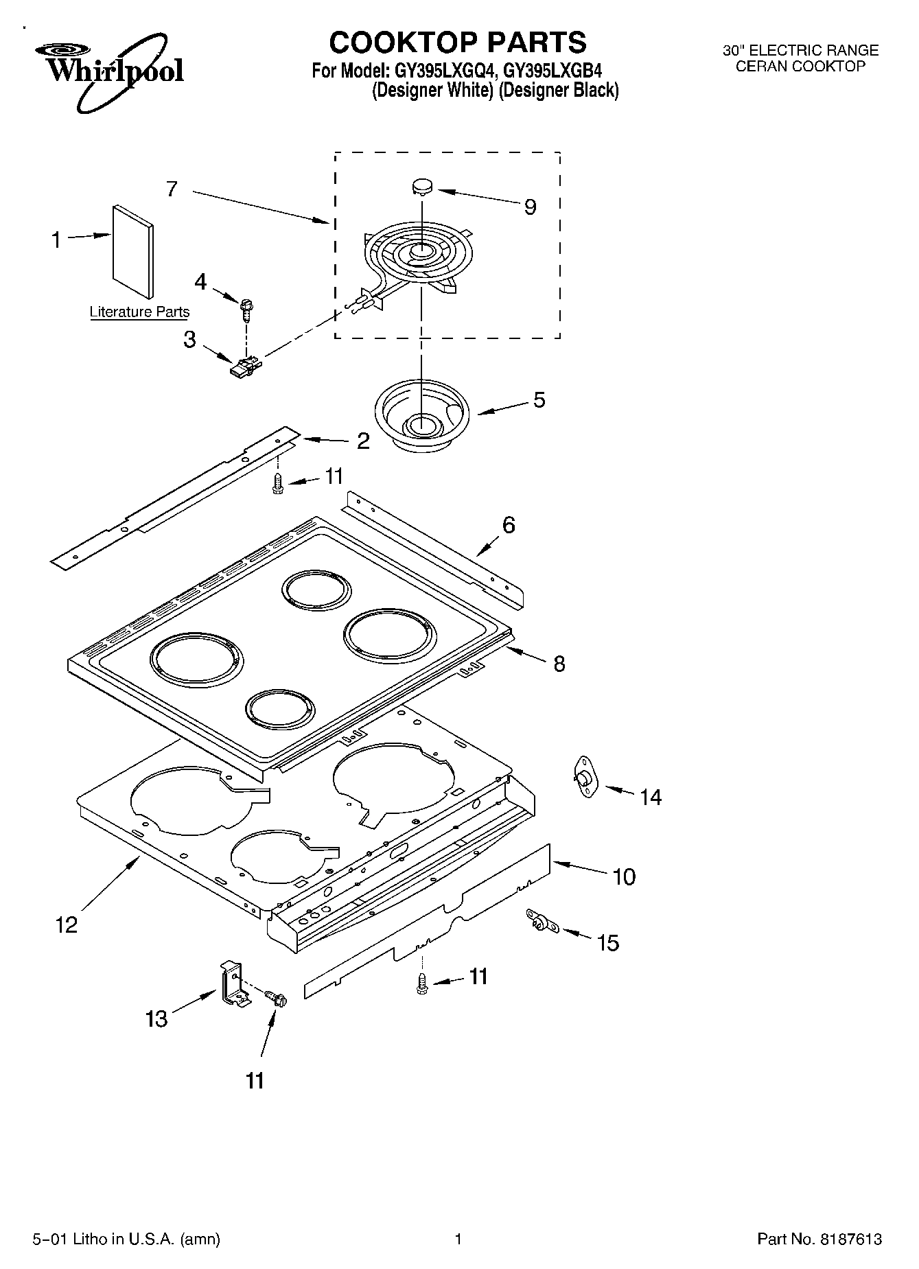 01 - COOKTOP, LITERATURE