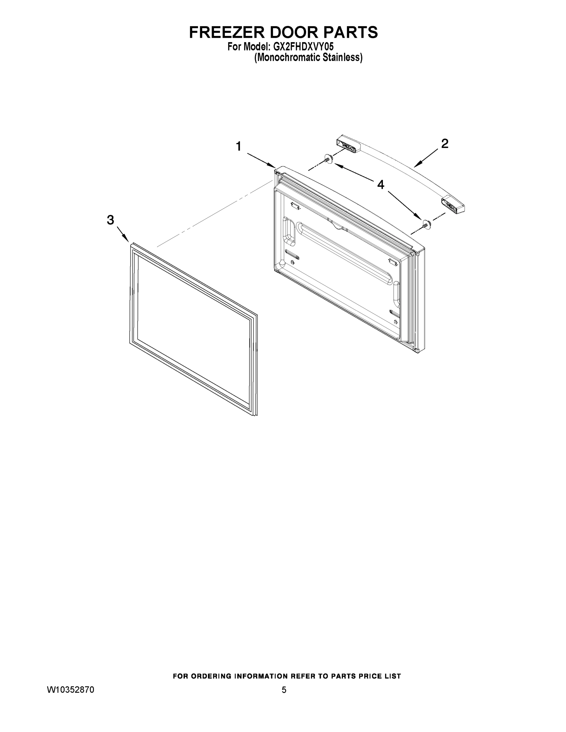 03 - FREEZER DOOR PARTS