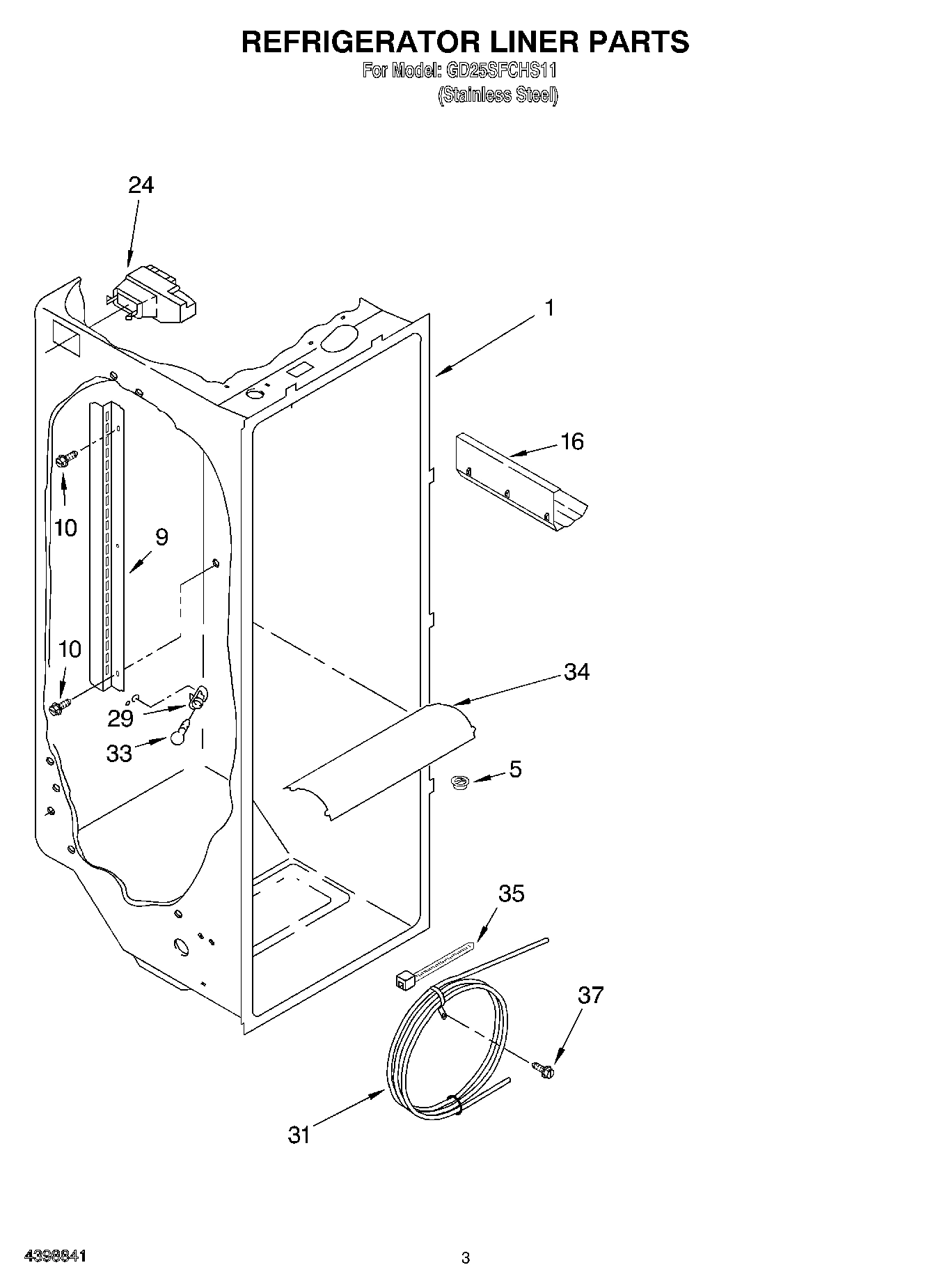 02 - REFRIGERATOR LINER