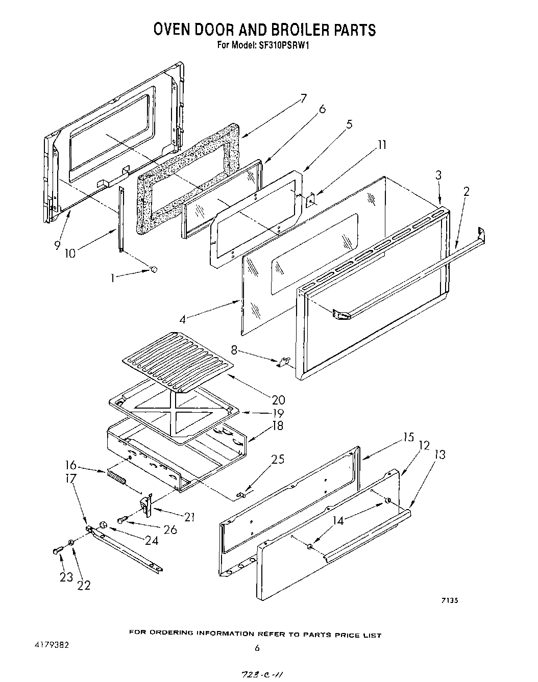 05 - OVEN DOOR AND BROILER