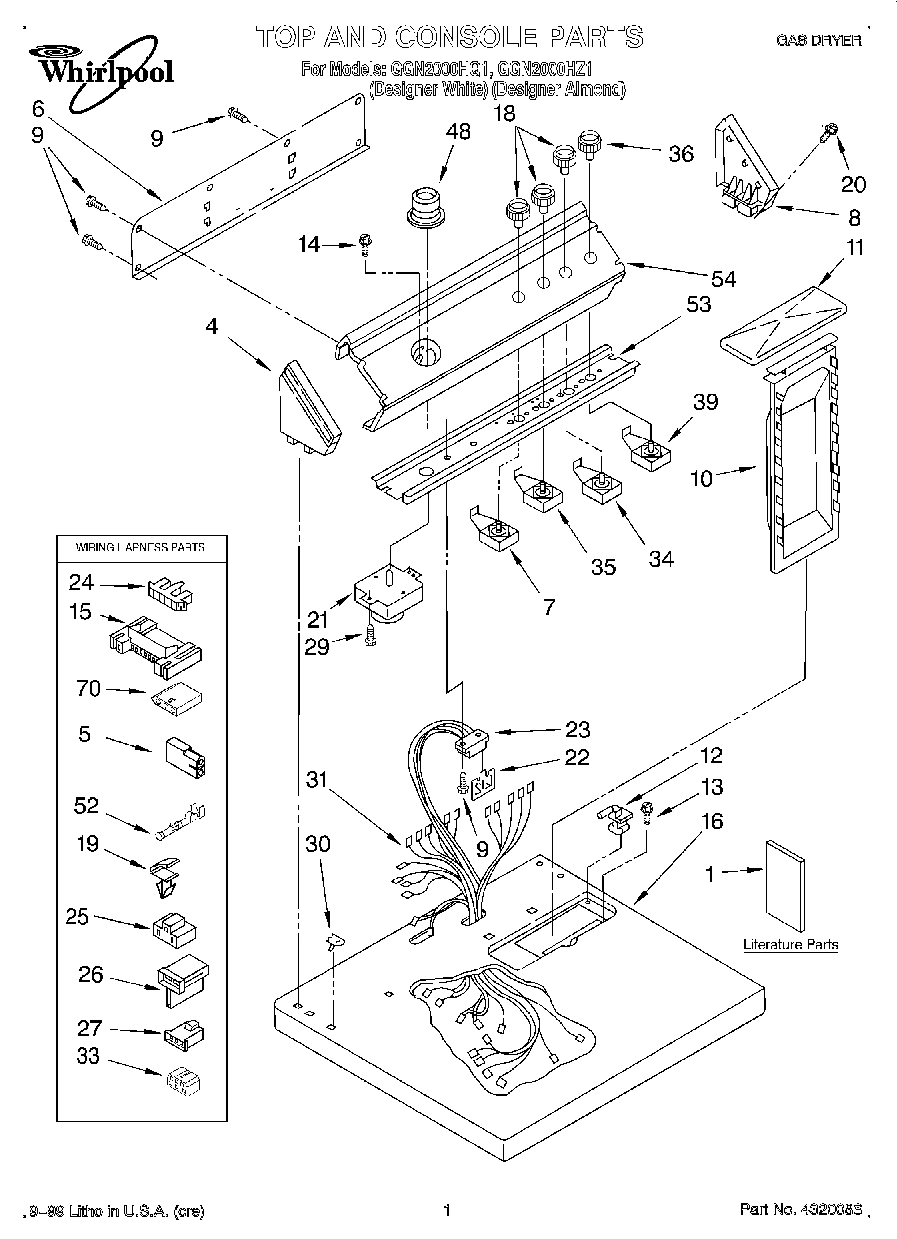 01 - TOP AND CONSOLE, LIT/OPTIONAL