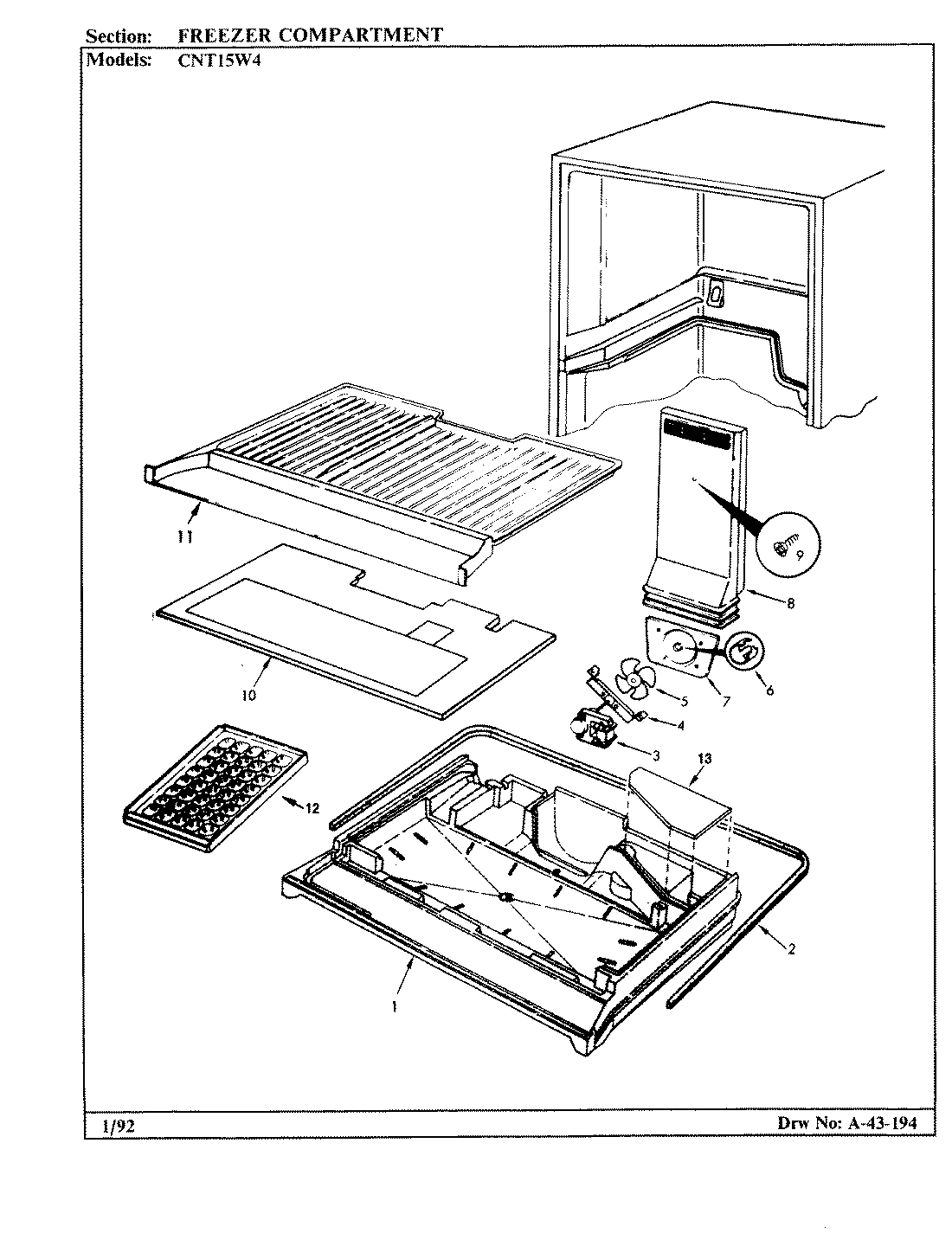 02 - FREEZER COMPARTMENT